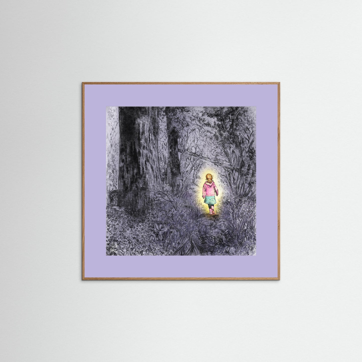 Bluebell wood edition 4 - paper print
