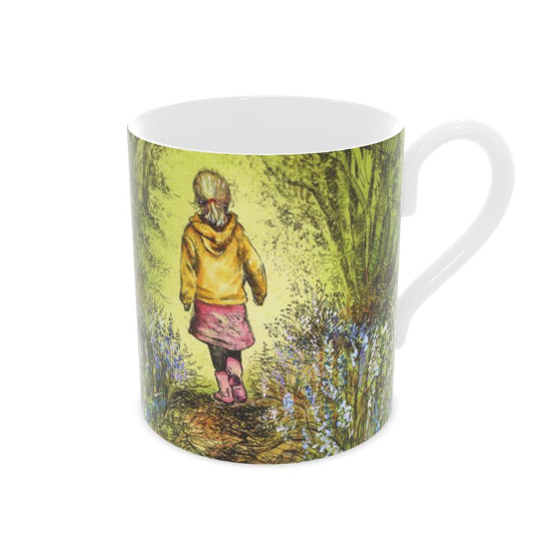 Bluebell wood - Edition 6 - Summer - Bone china mug