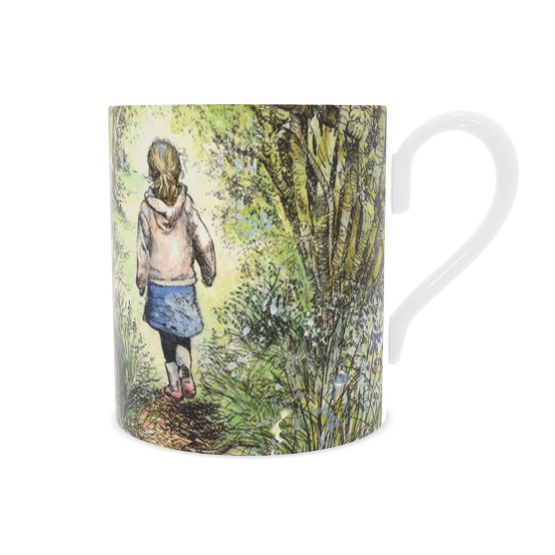 Bluebell wood - Edition 7 - Bluebells in bloom - Bone china mug