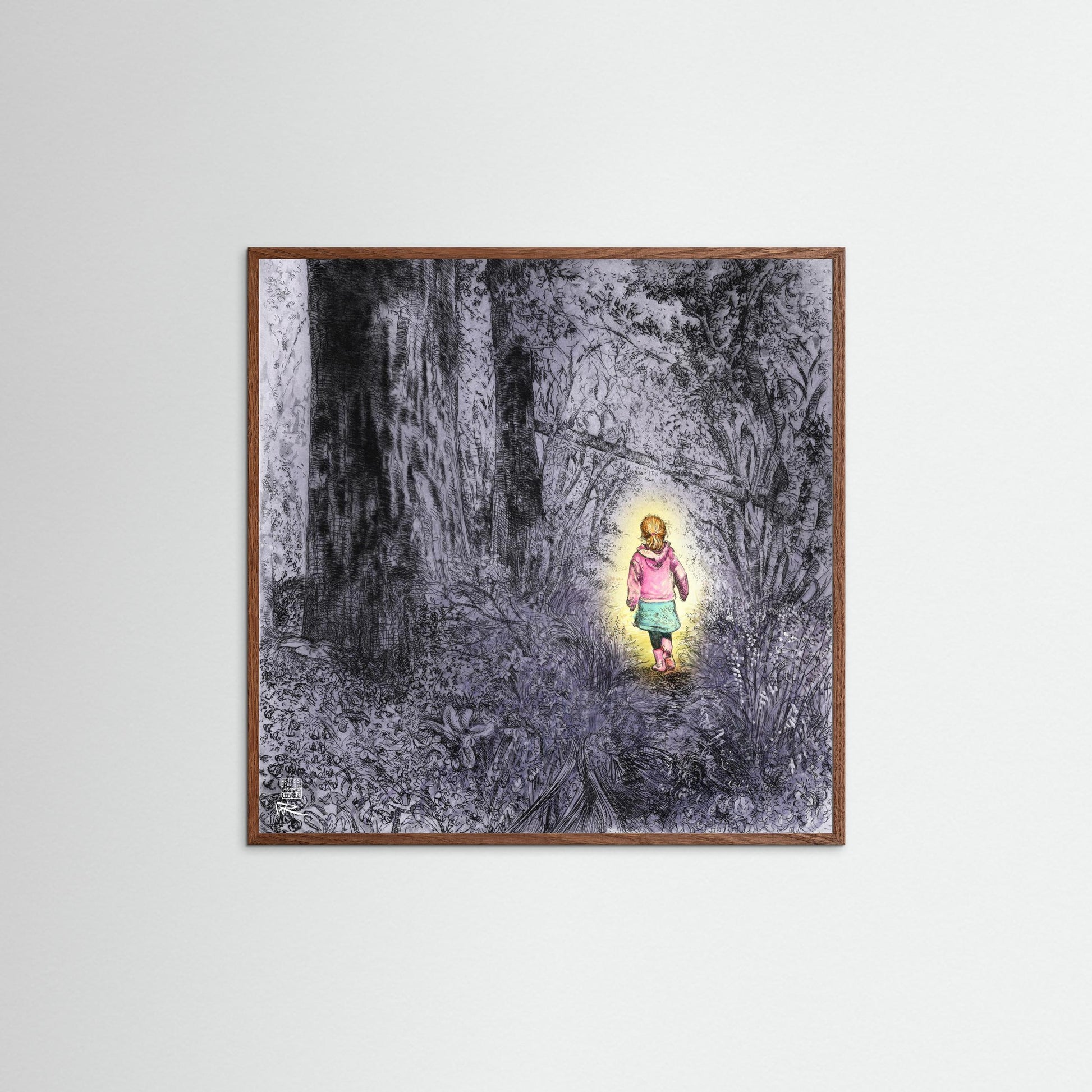 Bluebell wood edition 4 - paper print