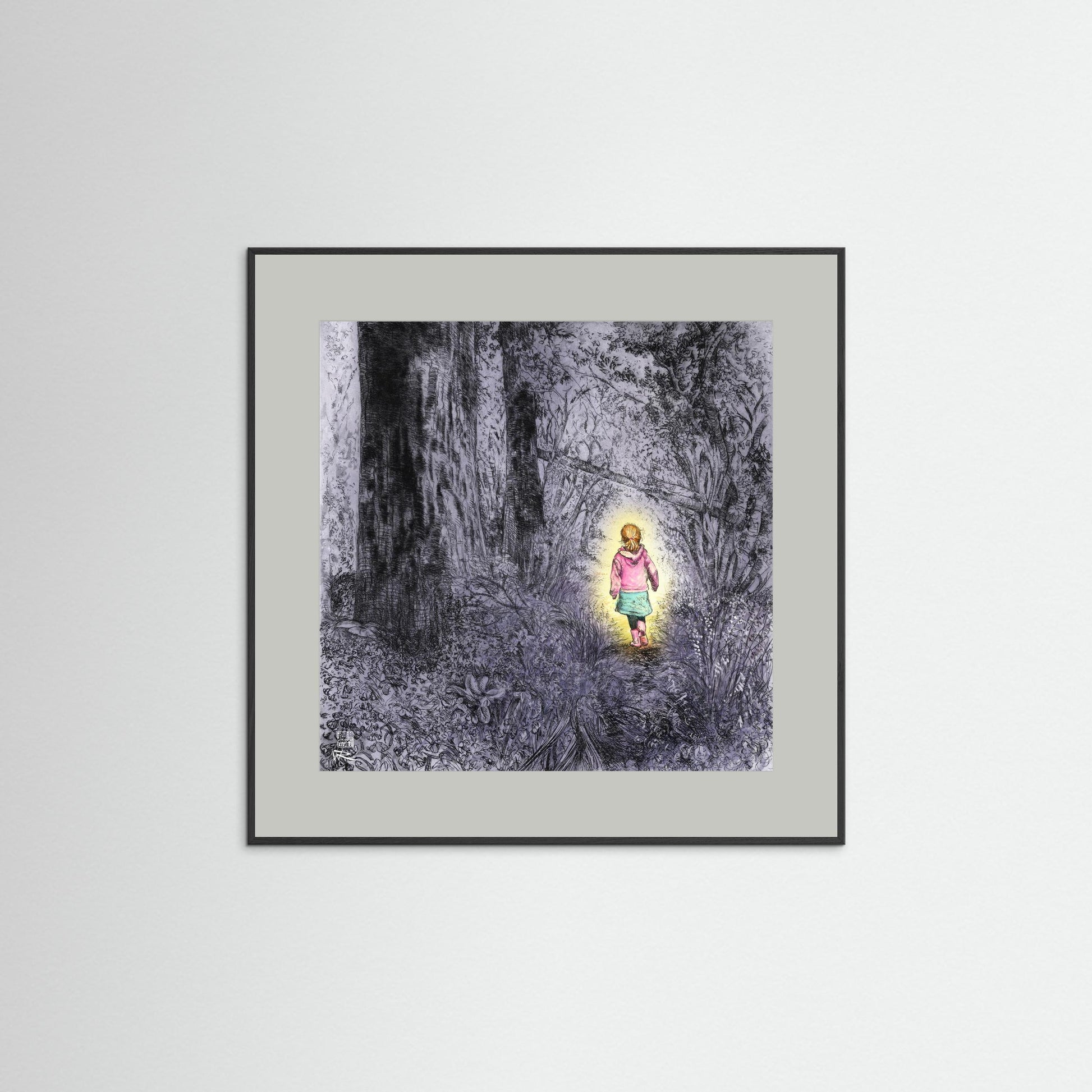 Bluebell wood edition 4 - paper print