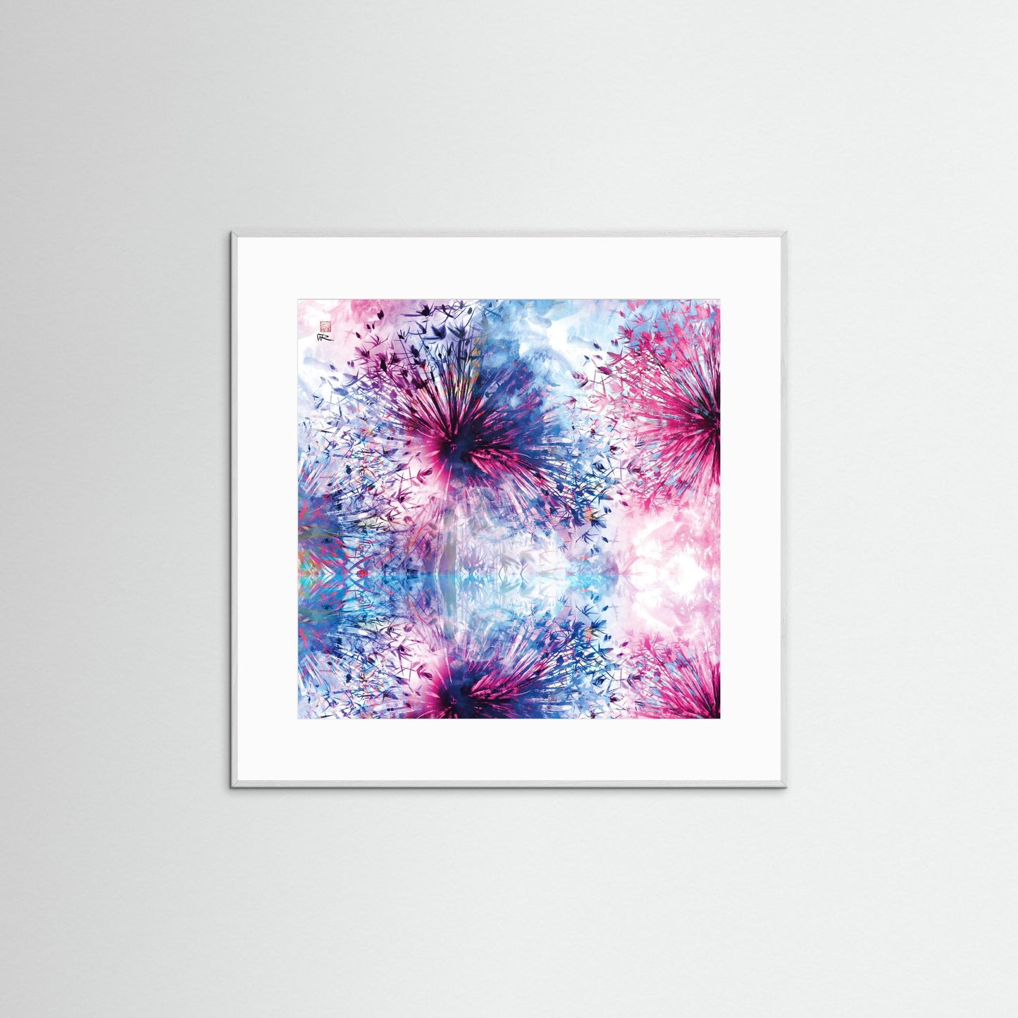 Allium pink sunshine - Paper print