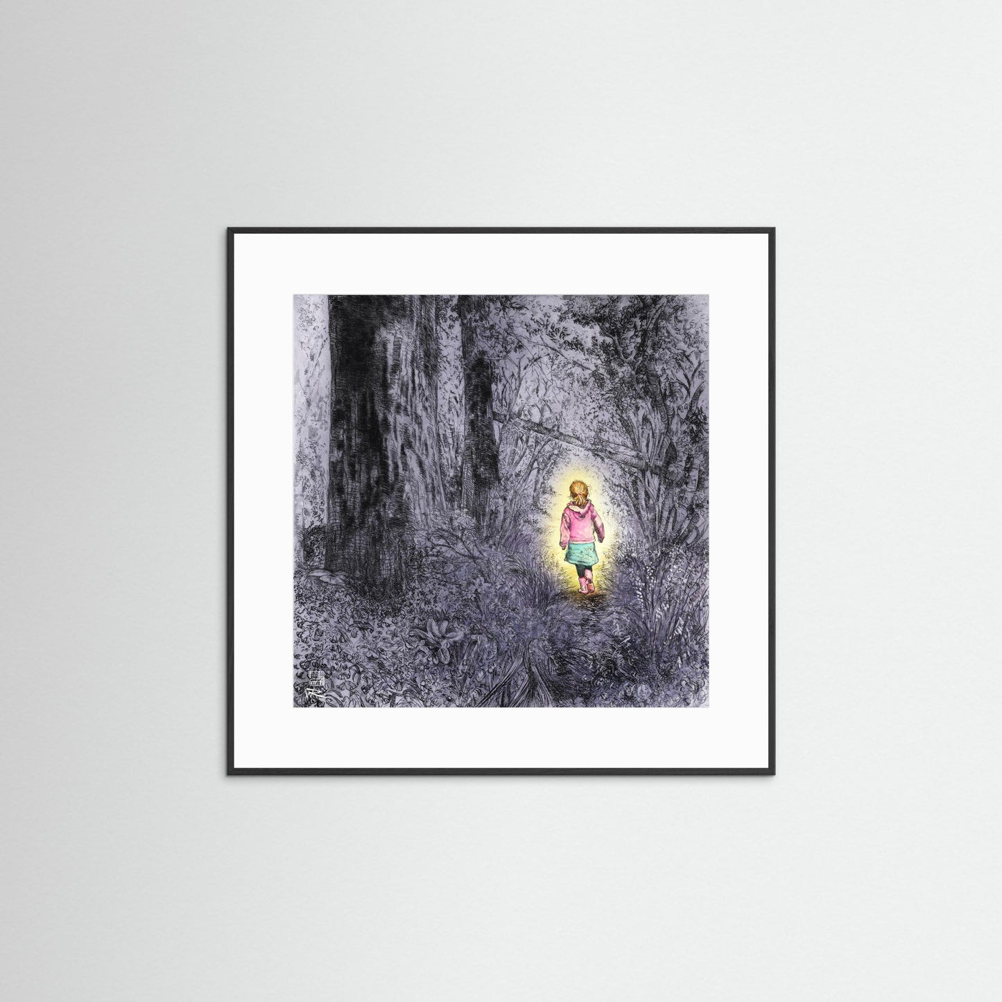 Bluebell wood edition 4 - paper print