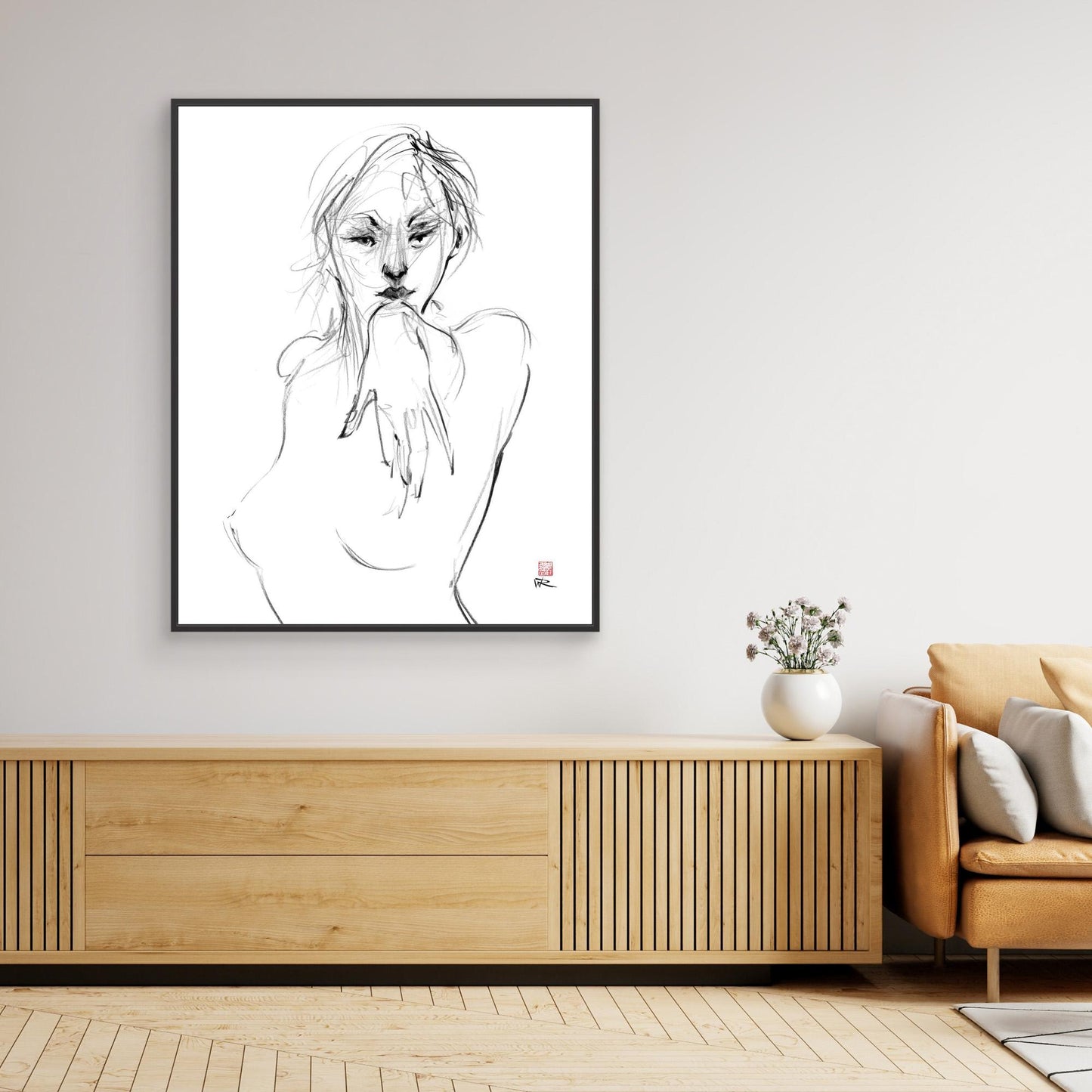 Come hither - Canvas print