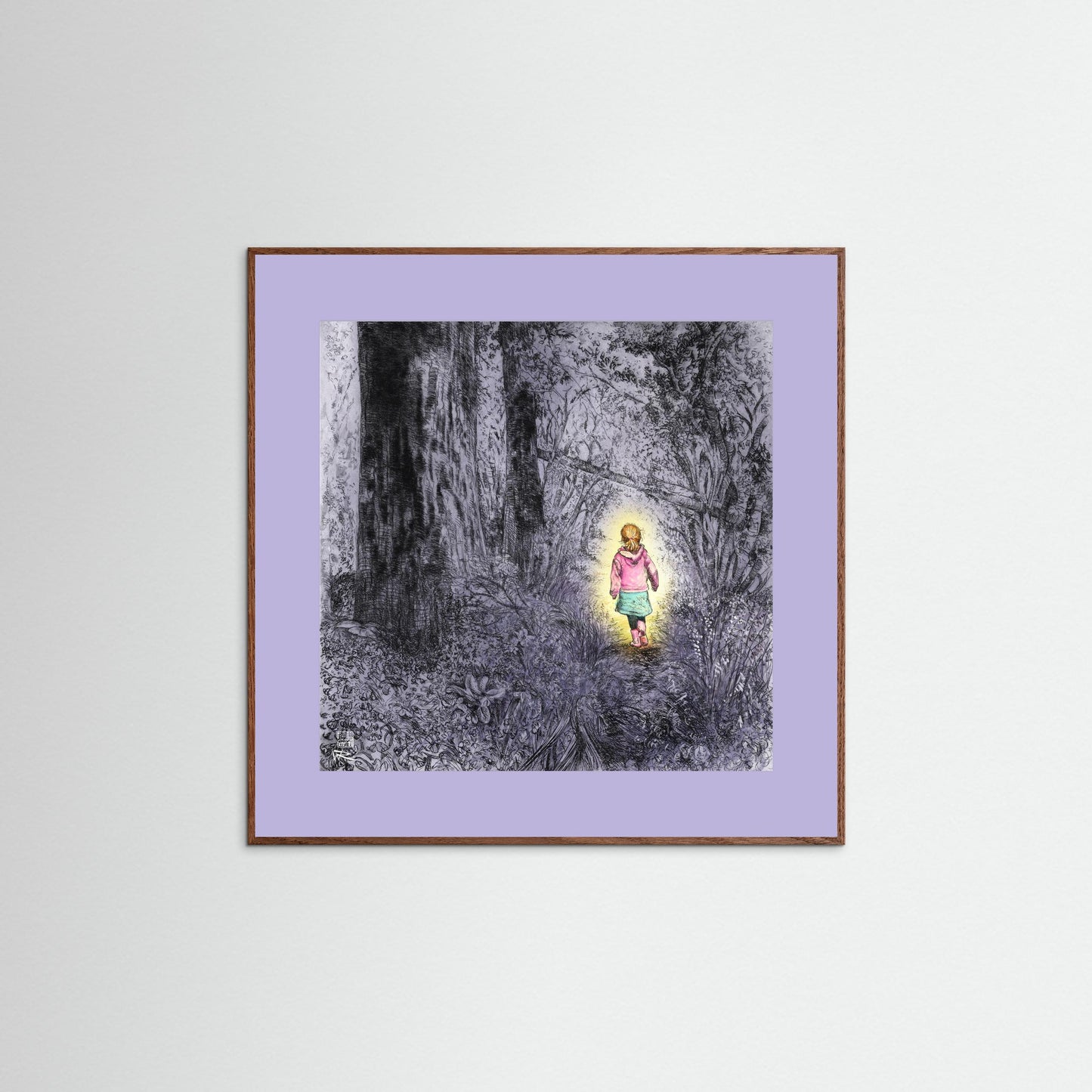 Bluebell wood edition 4 - paper print