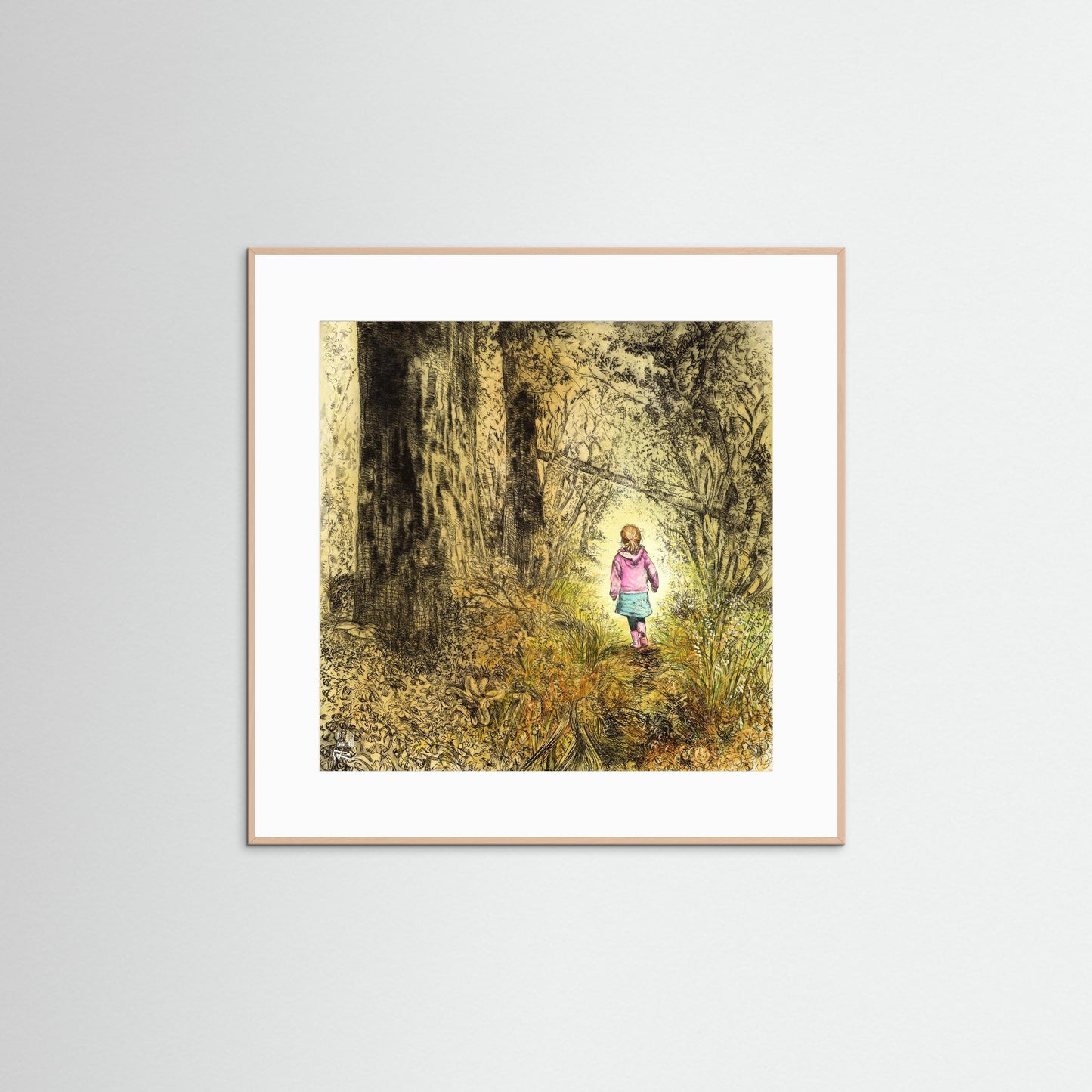 Bluebell wood Edition 5: Wearing pink in autumn