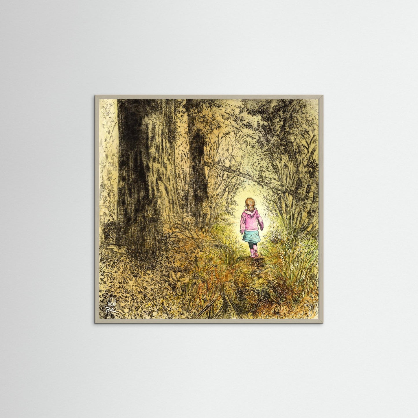 Bluebell wood Edition 5: Wearing pink in autumn
