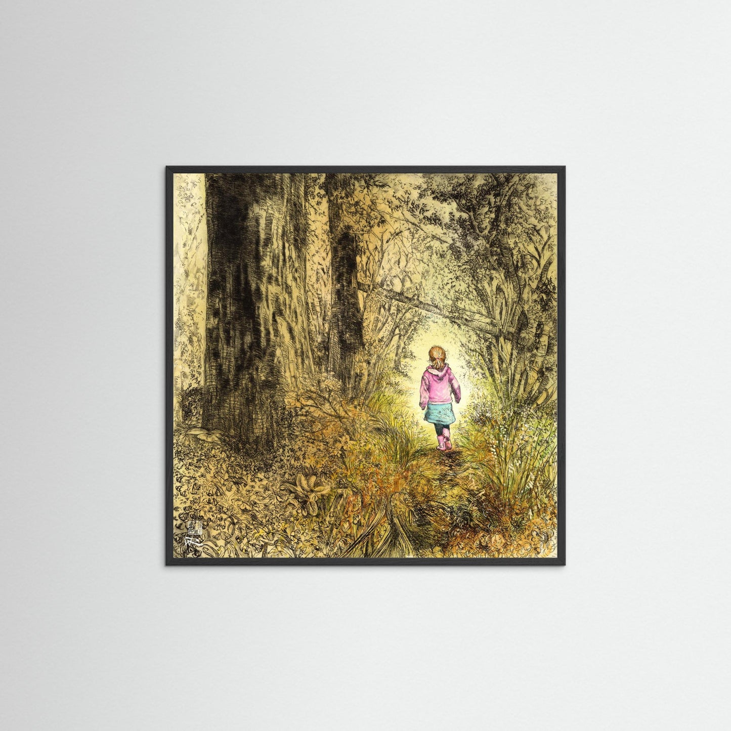 Bluebell wood Edition 5: Wearing pink in autumn