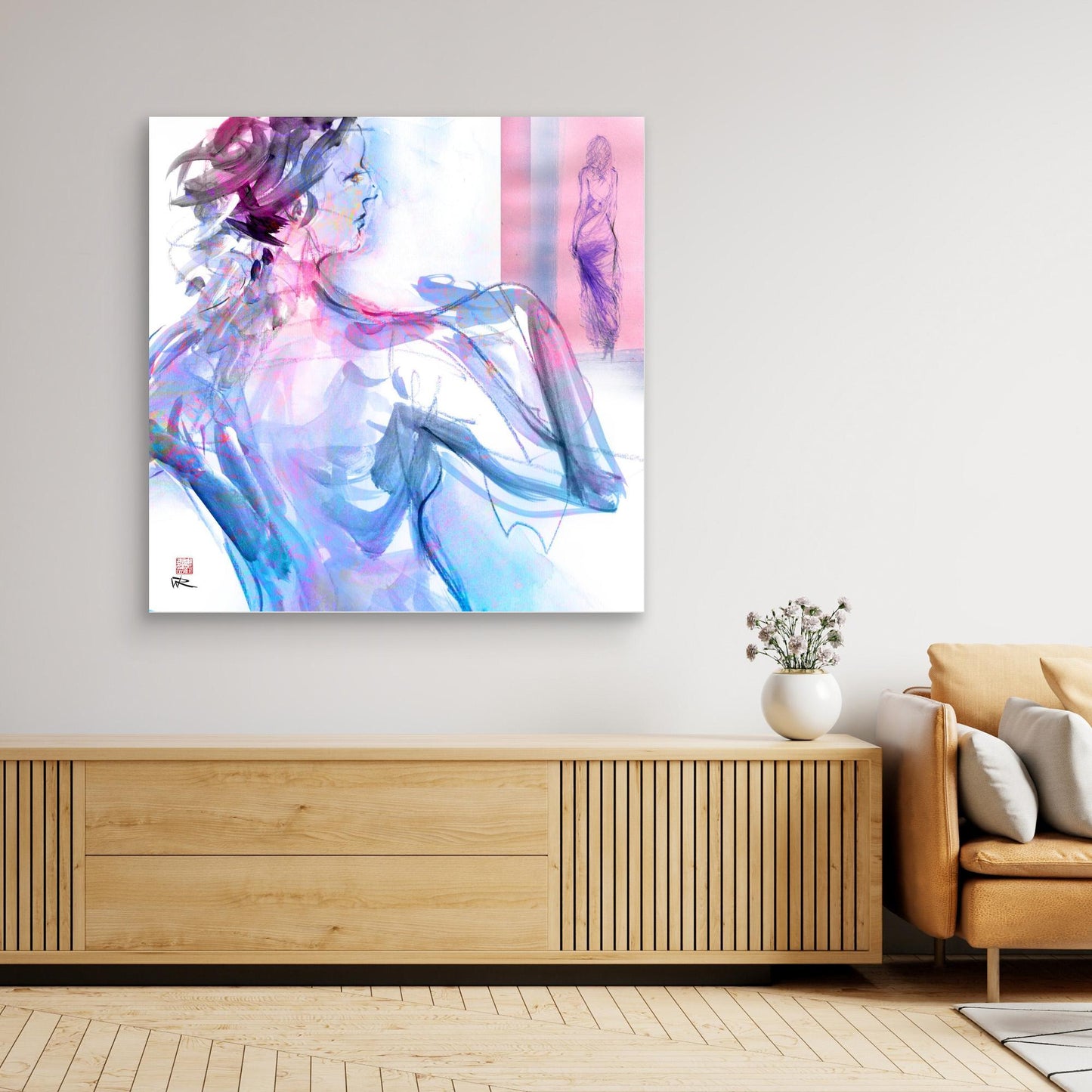 Allium figure 2 - Canvas print