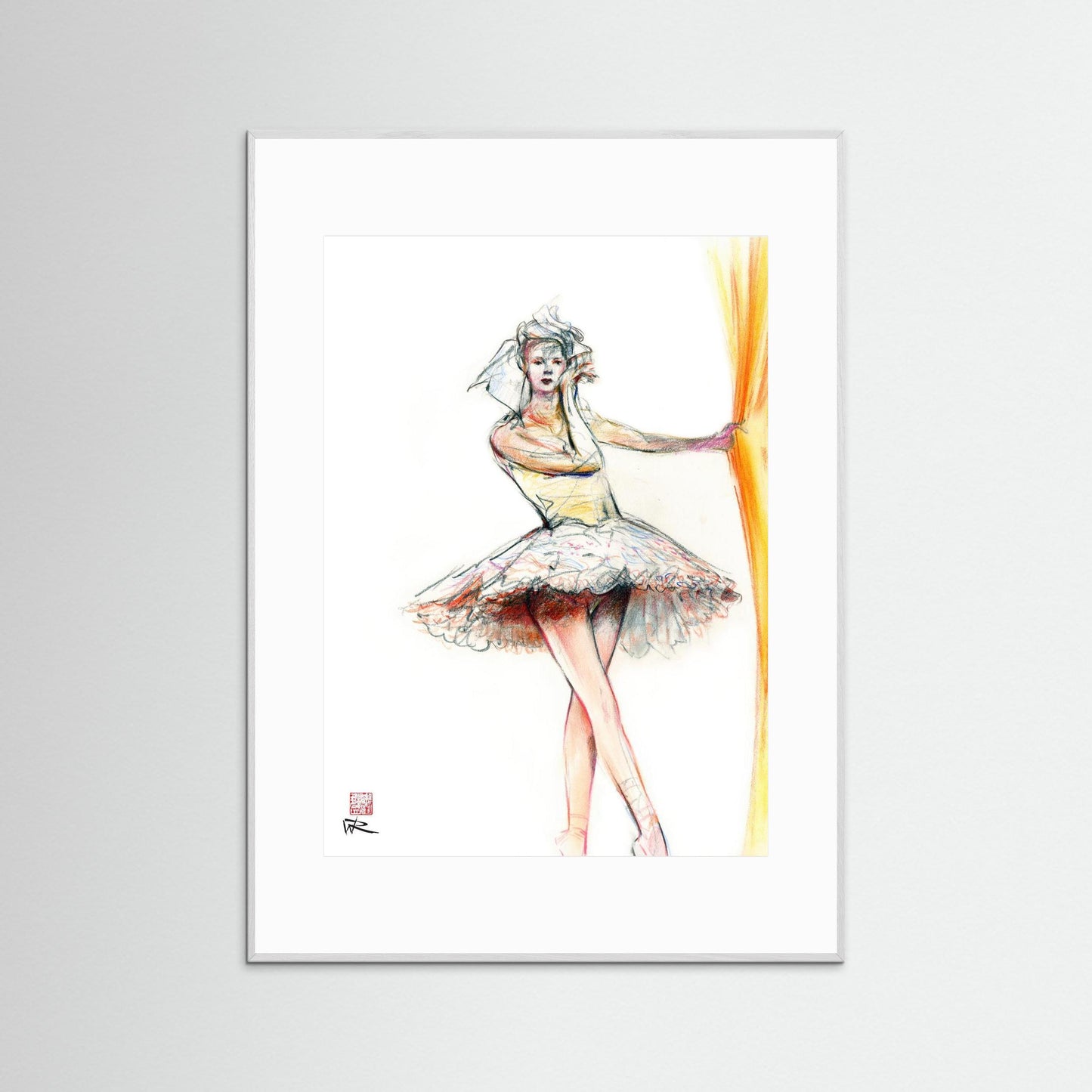 Ballerinas curtain call - Paper print