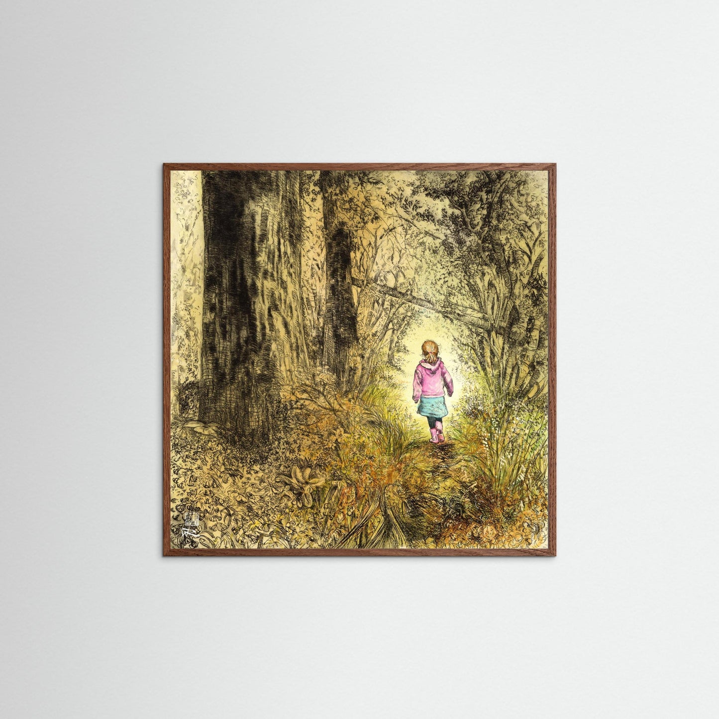 Bluebell wood Edition 5: Wearing pink in autumn