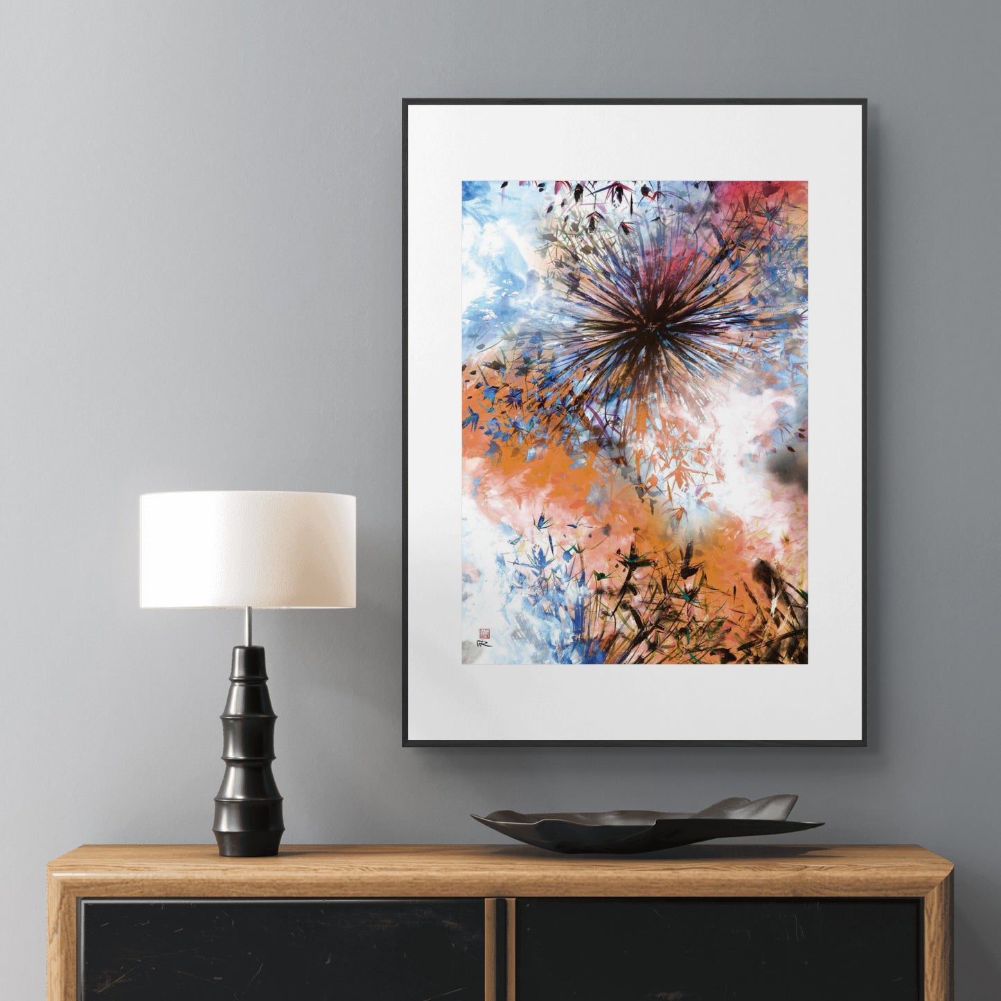 Allium abstract explosion 3 - Print on fine art paper