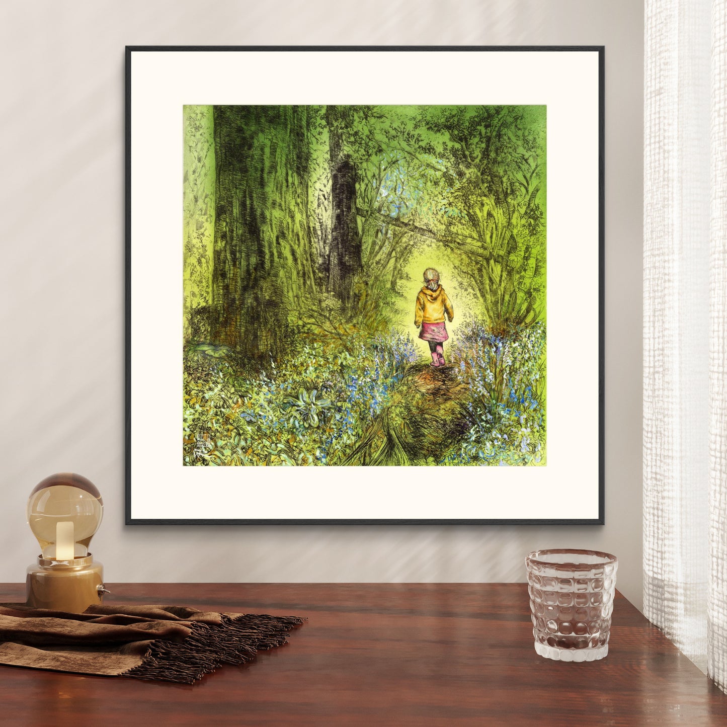 Bluebell wood edition 6 - Summer - Print on fine art paper