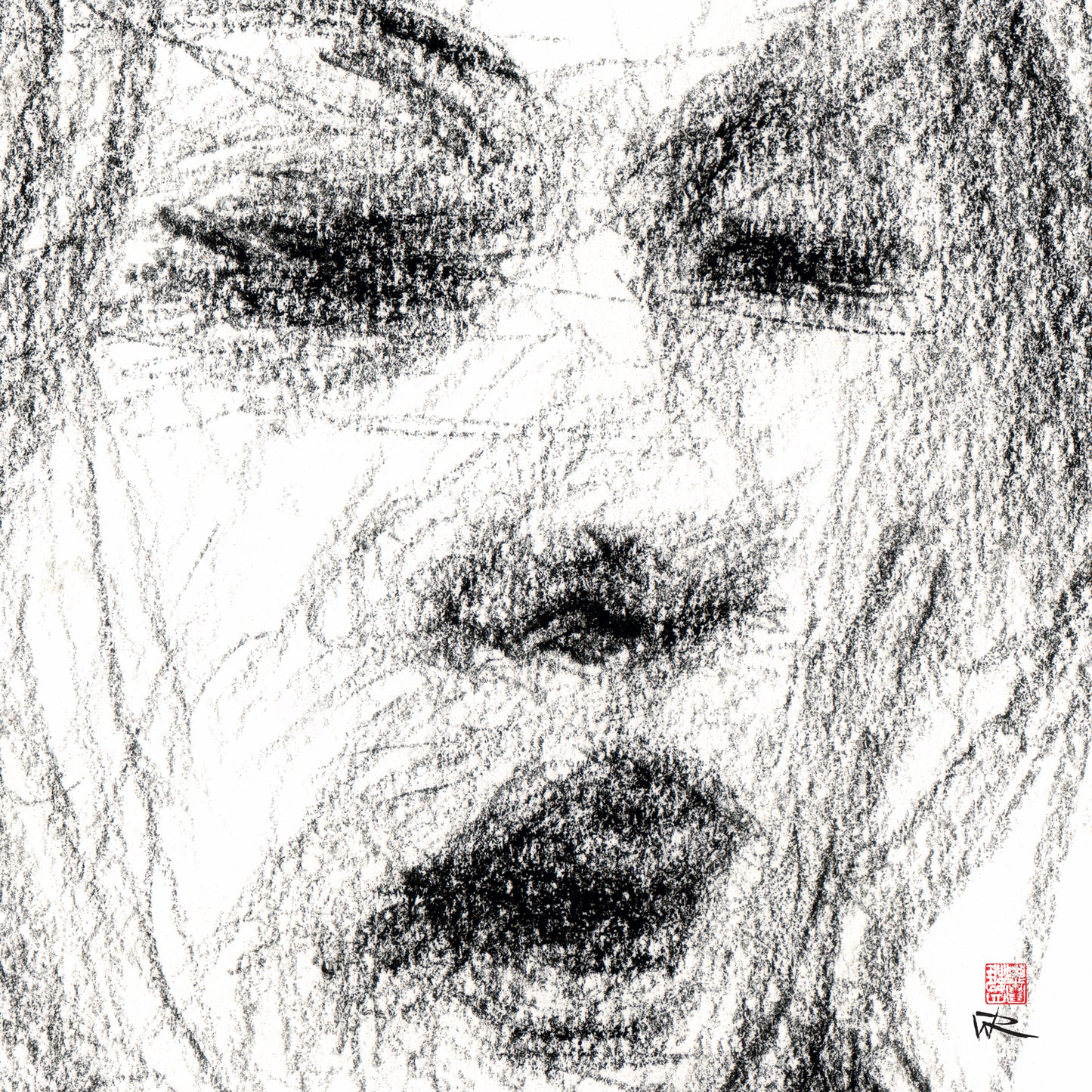 Choral singer - Original drawing