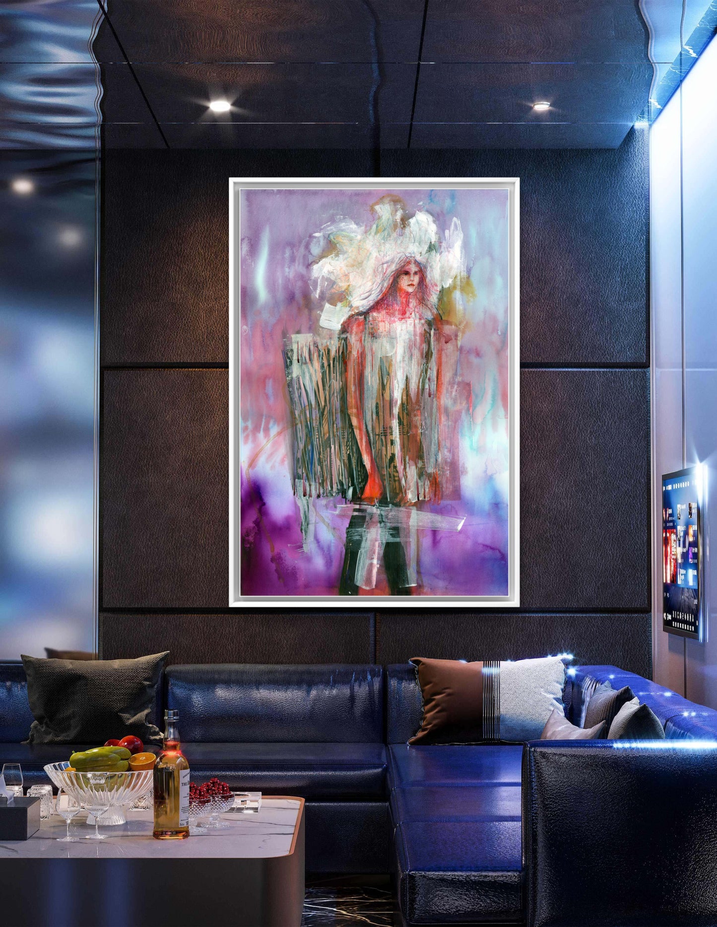 Vestido concertina - Impresión en lienzo