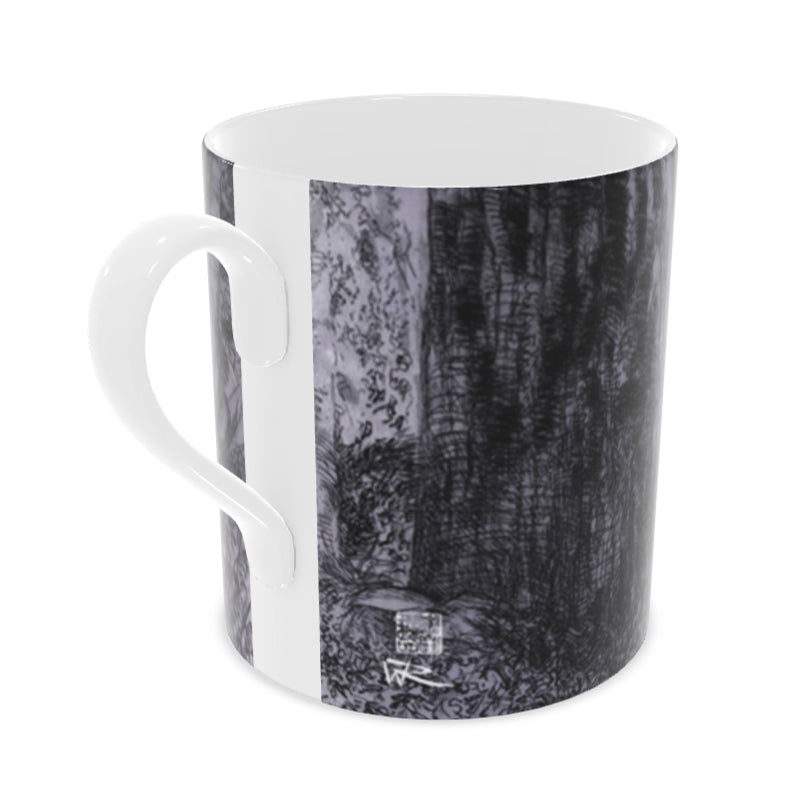 Bluebell wood - Edition 4 - In to the light - Bone china mug