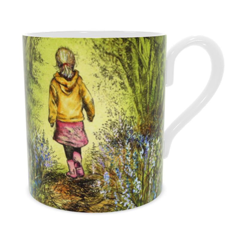 Bluebell wood - Edition 6 - Summer - Bone china mug