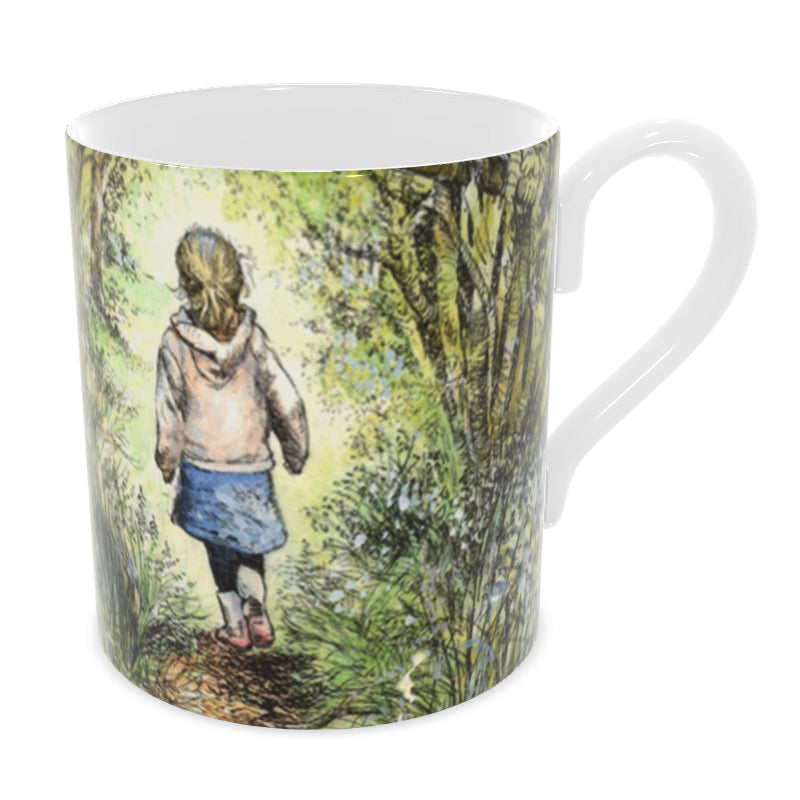 Bluebell wood - Edition 7 - Bluebells in bloom - Bone china mug