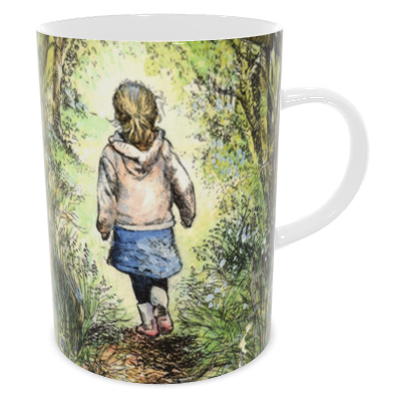 Bluebell wood - Edition 7 - Bluebells in bloom - Bone china mug