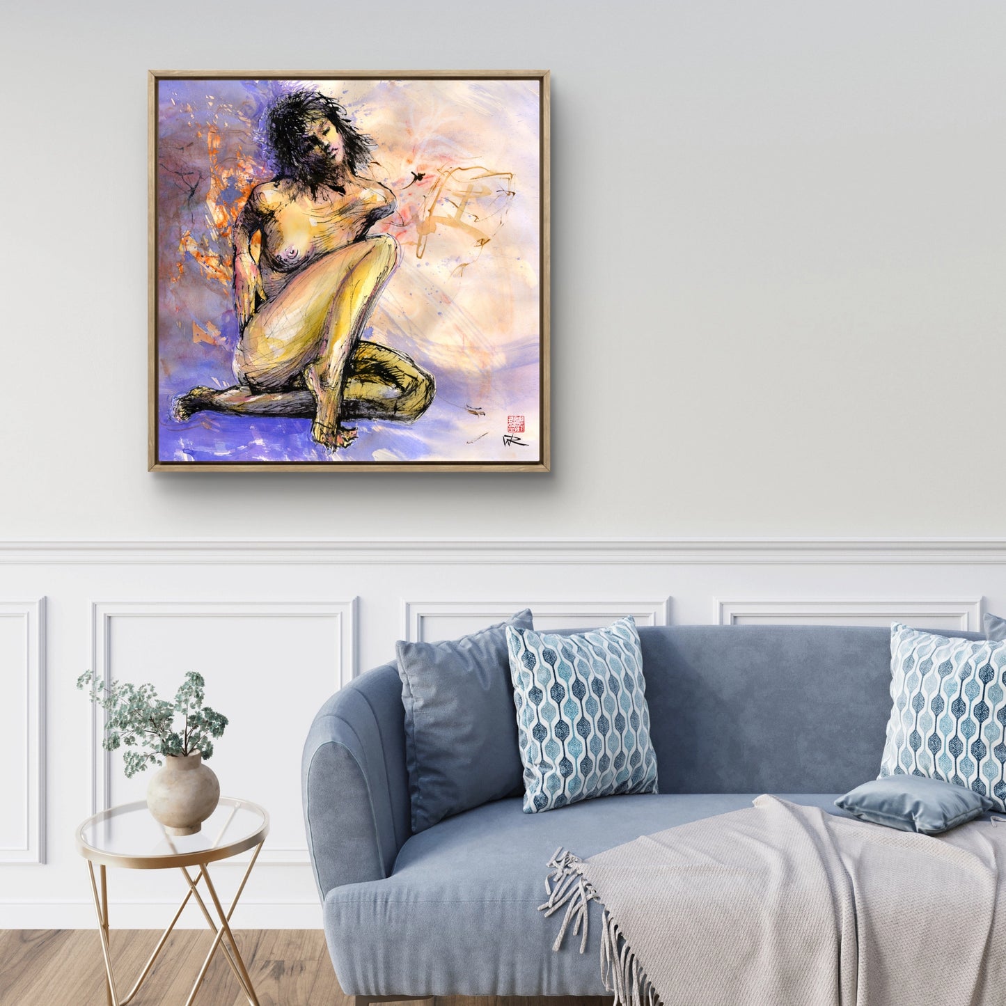 Figure from abstraction - Original painting