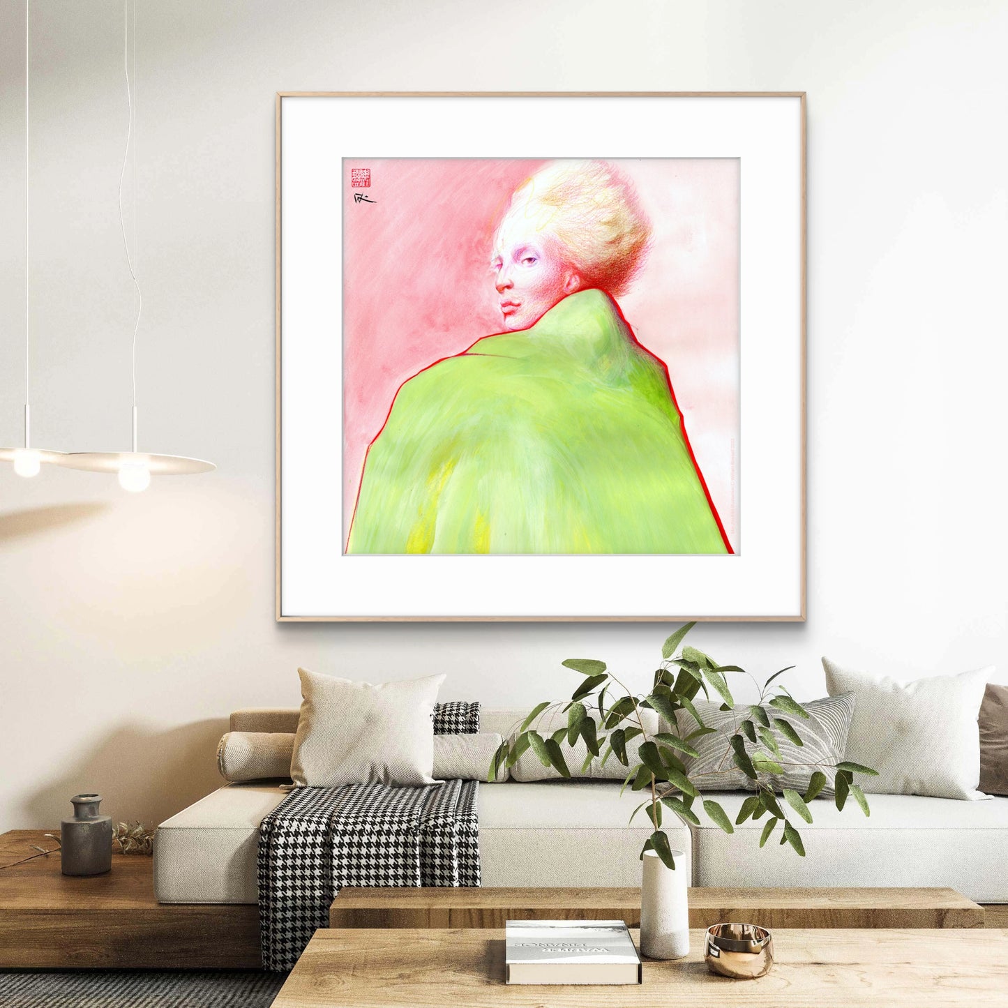 Min Ji Kim fashion - Print on fine art paper