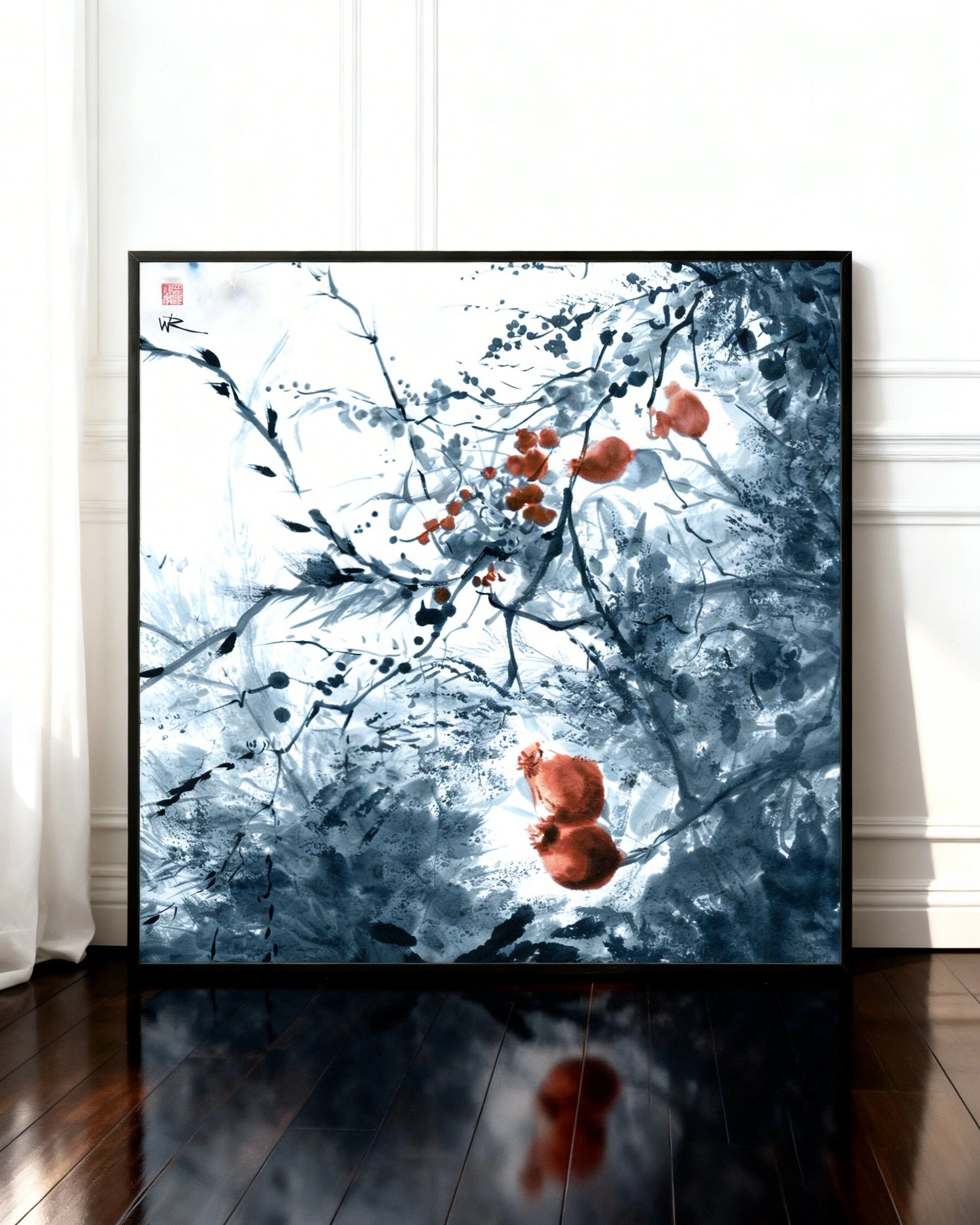 September rosehips - Canvas art print