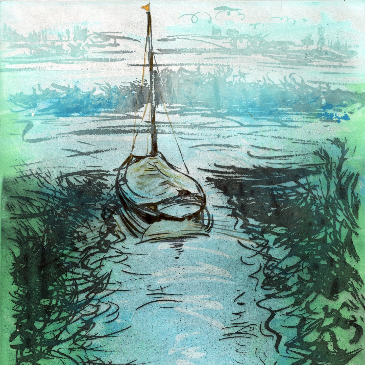 Stiffkey mooring edition 3 - Pack of 10 A5 Greeting Cards