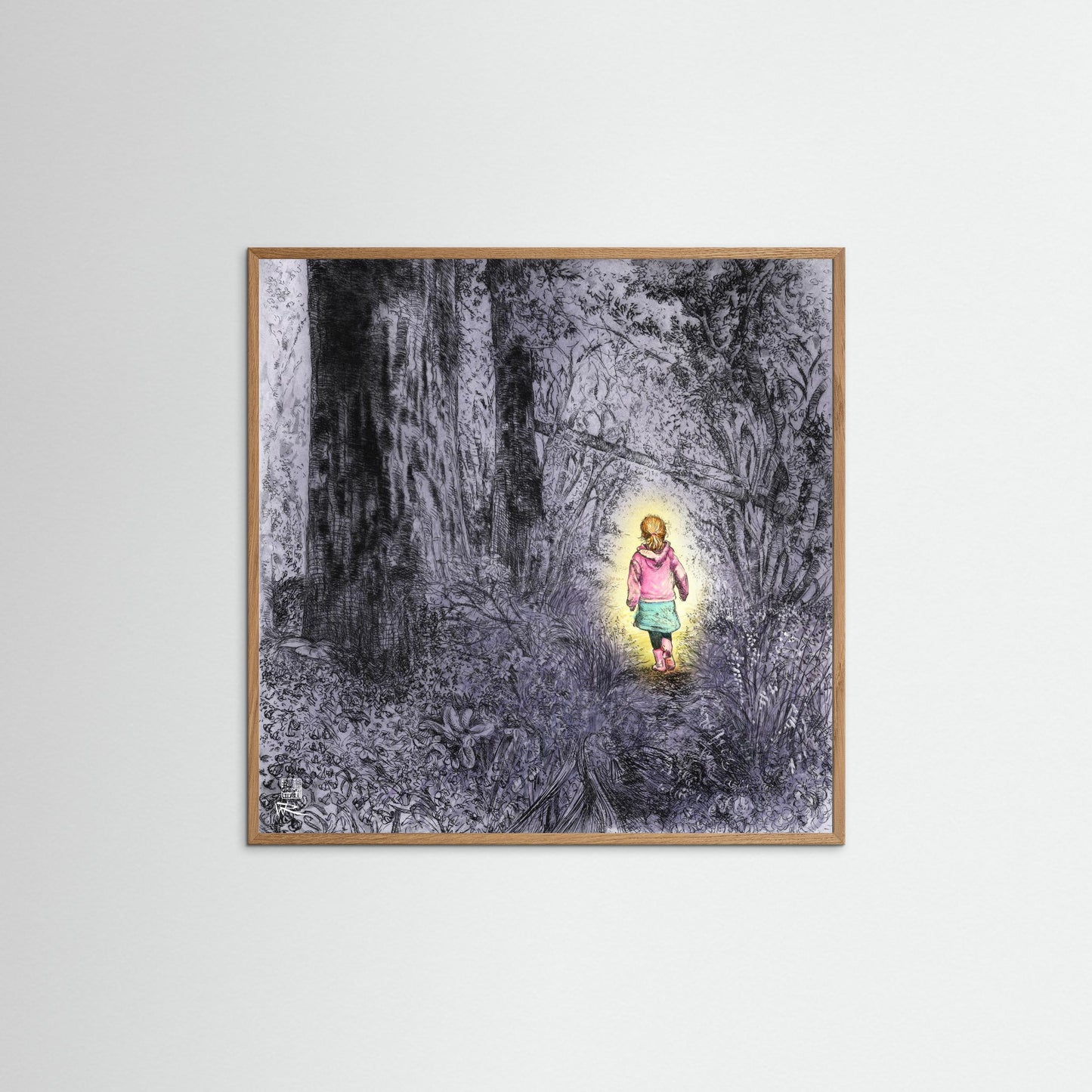 Bluebell wood edition 4 - paper print