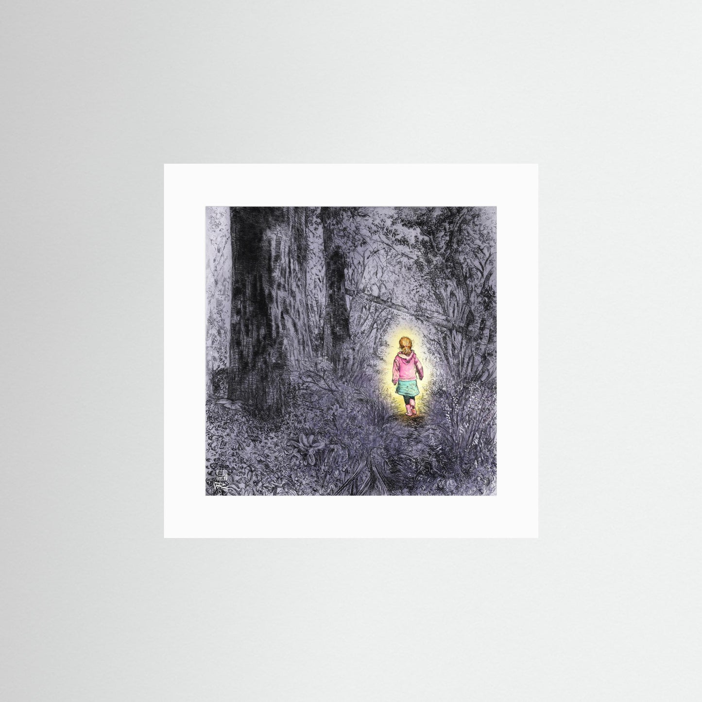 Bluebell wood edition 4 - paper print
