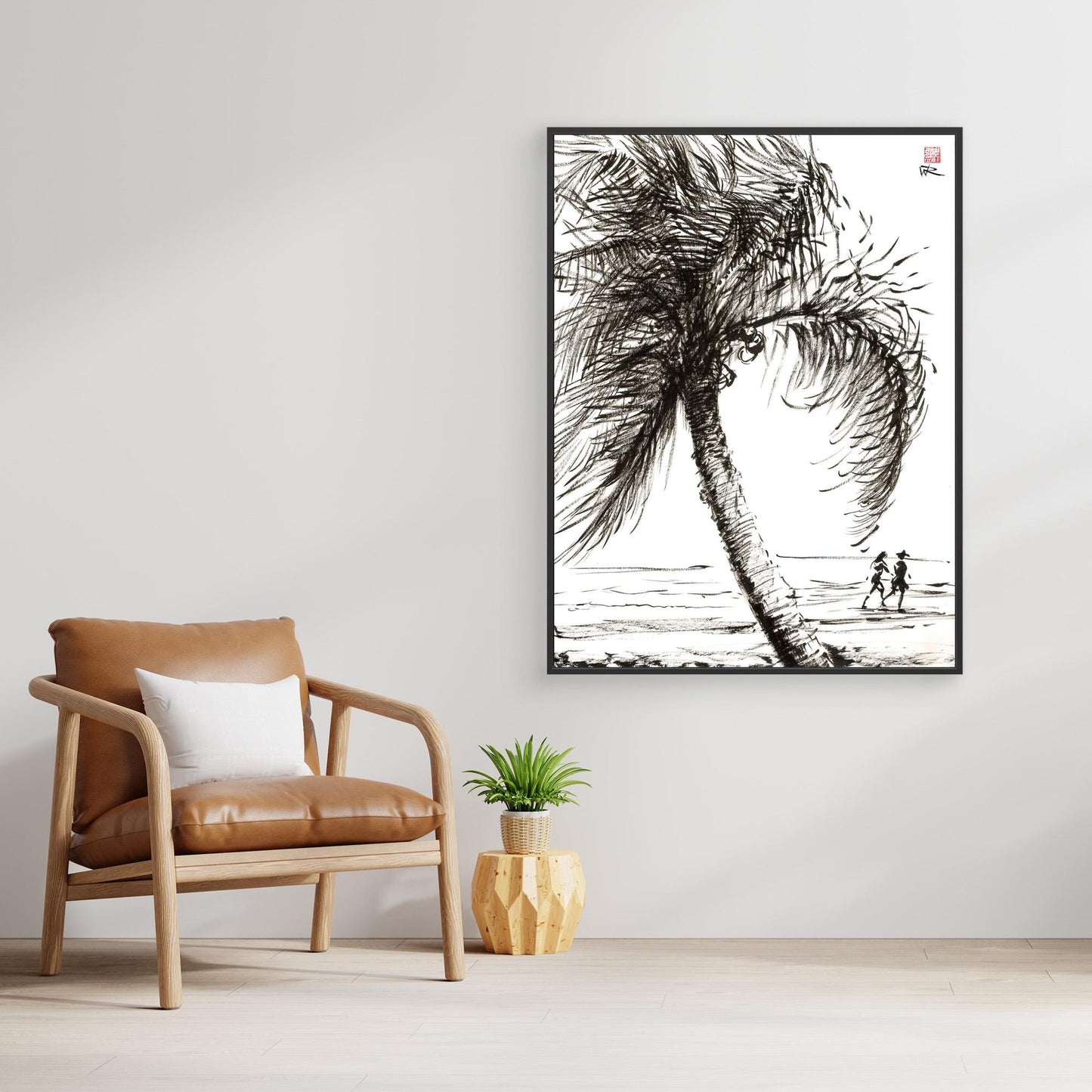 Taking a stroll down Tulum beach in Mexico