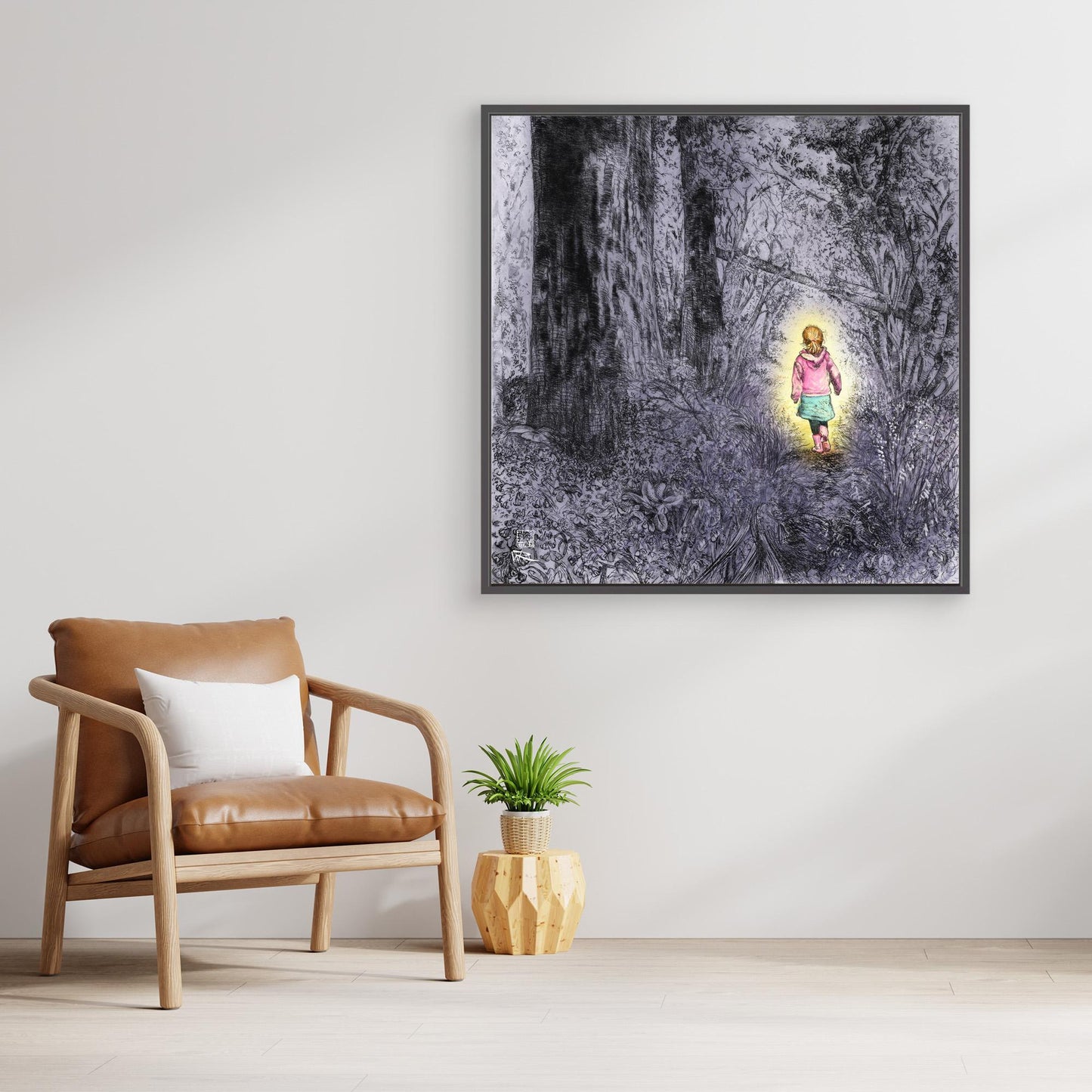 Bluebell Wood edition 4 - Canvas print