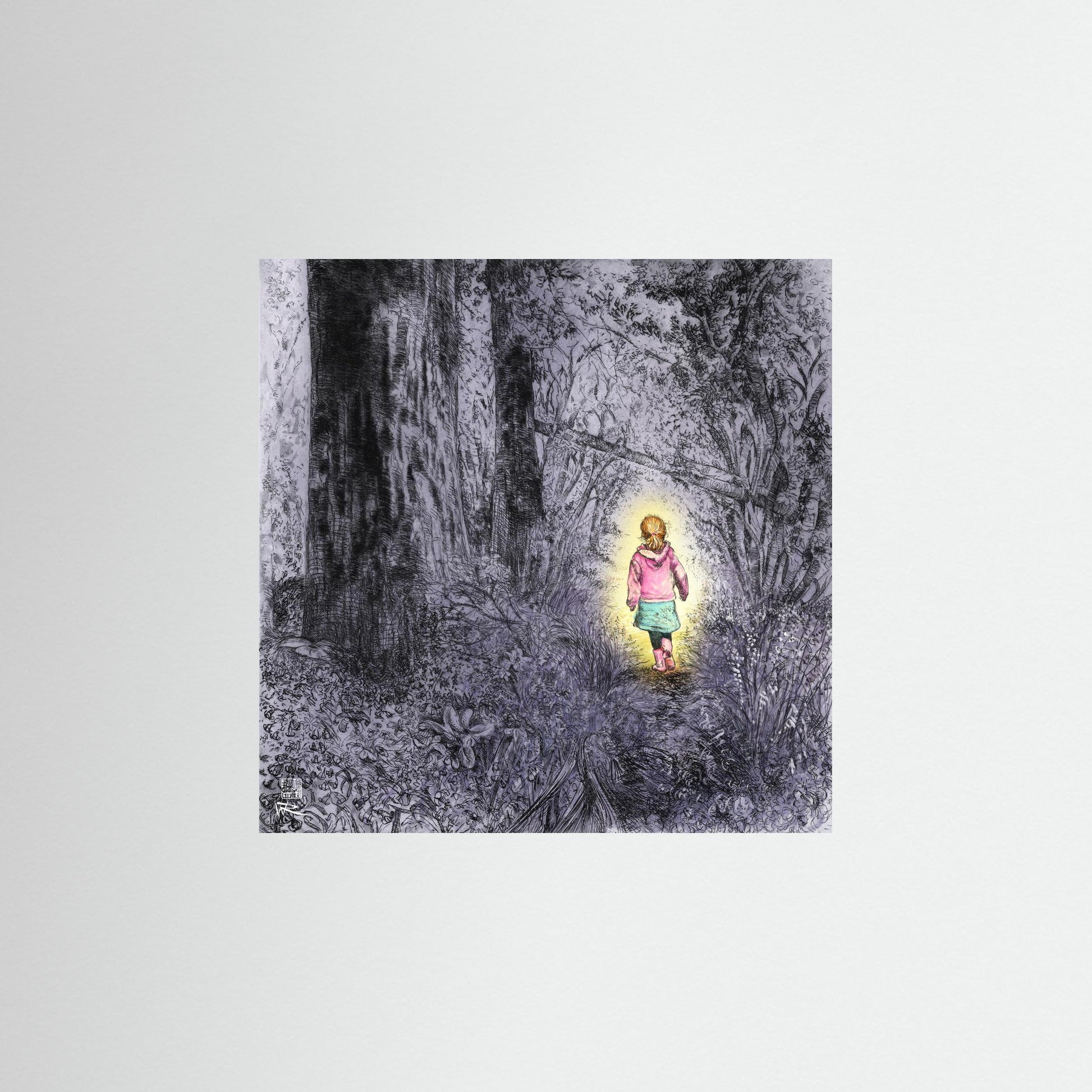 Bluebell wood edition 4 - paper print