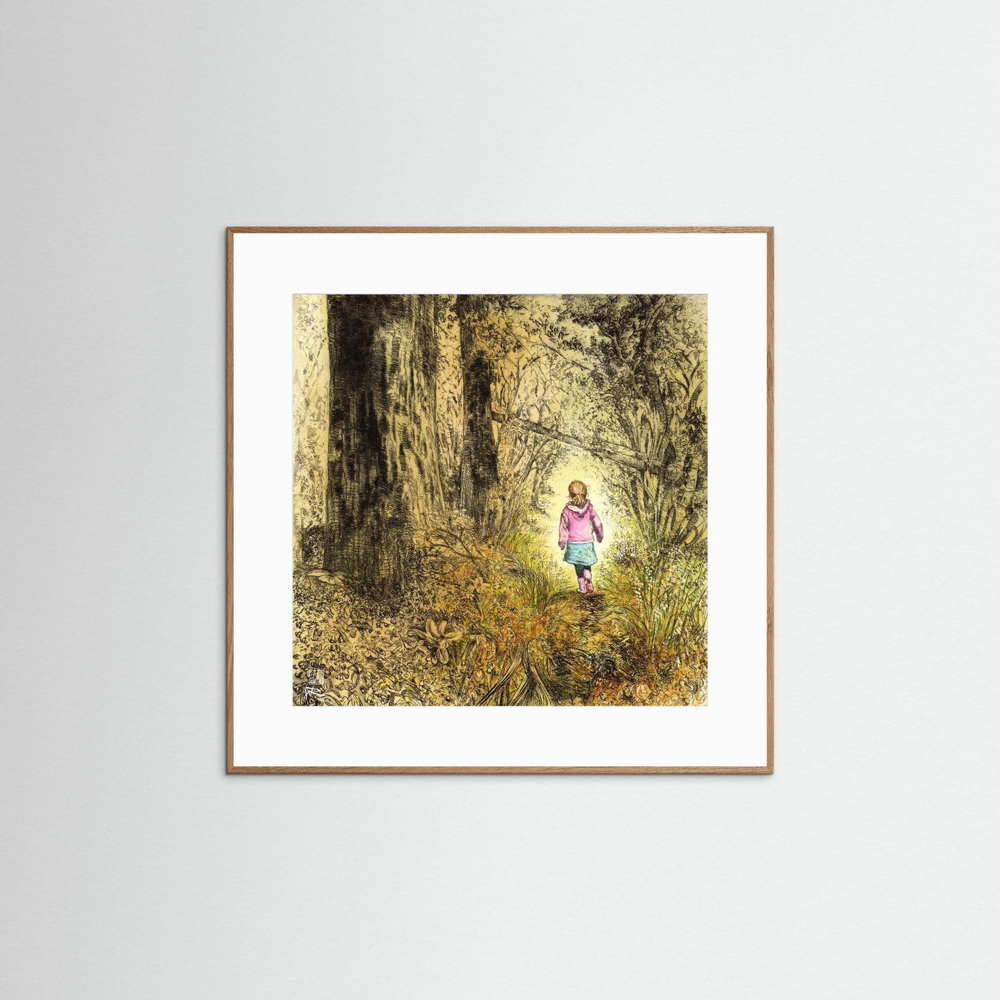 Bluebell wood Edition 5: Wearing pink in autumn