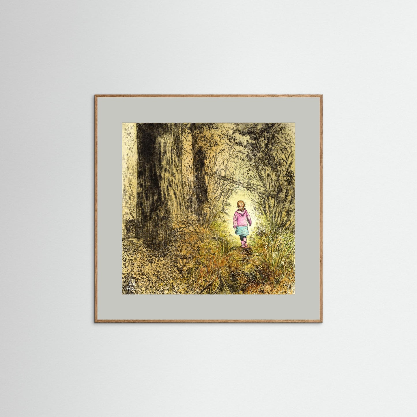 Bluebell wood Edition 5: Wearing pink in autumn