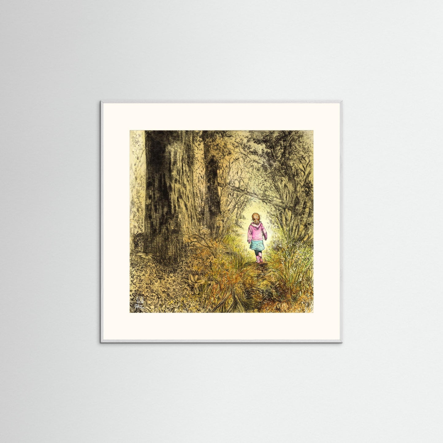 Bluebell wood Edition 5: Wearing pink in autumn