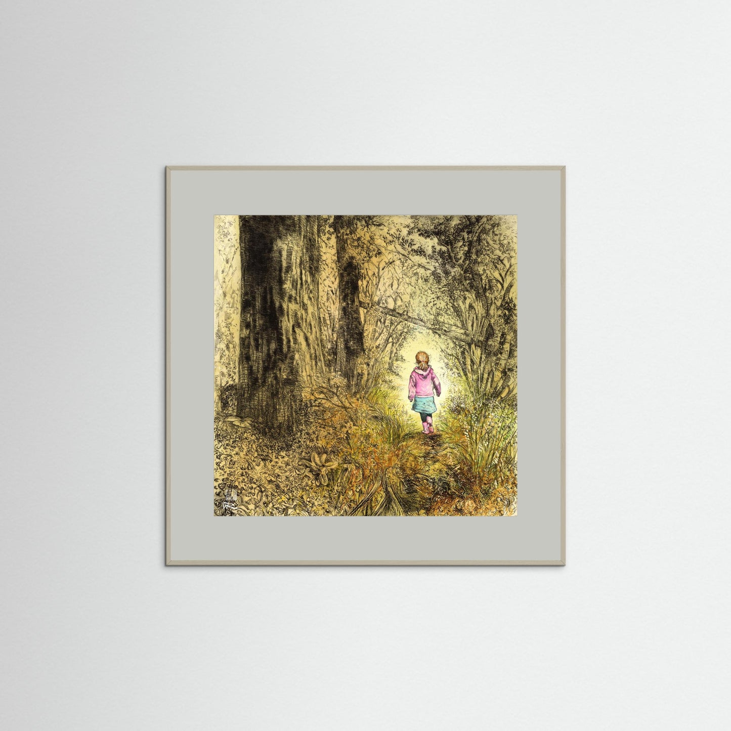 Bluebell wood Edition 5: Wearing pink in autumn