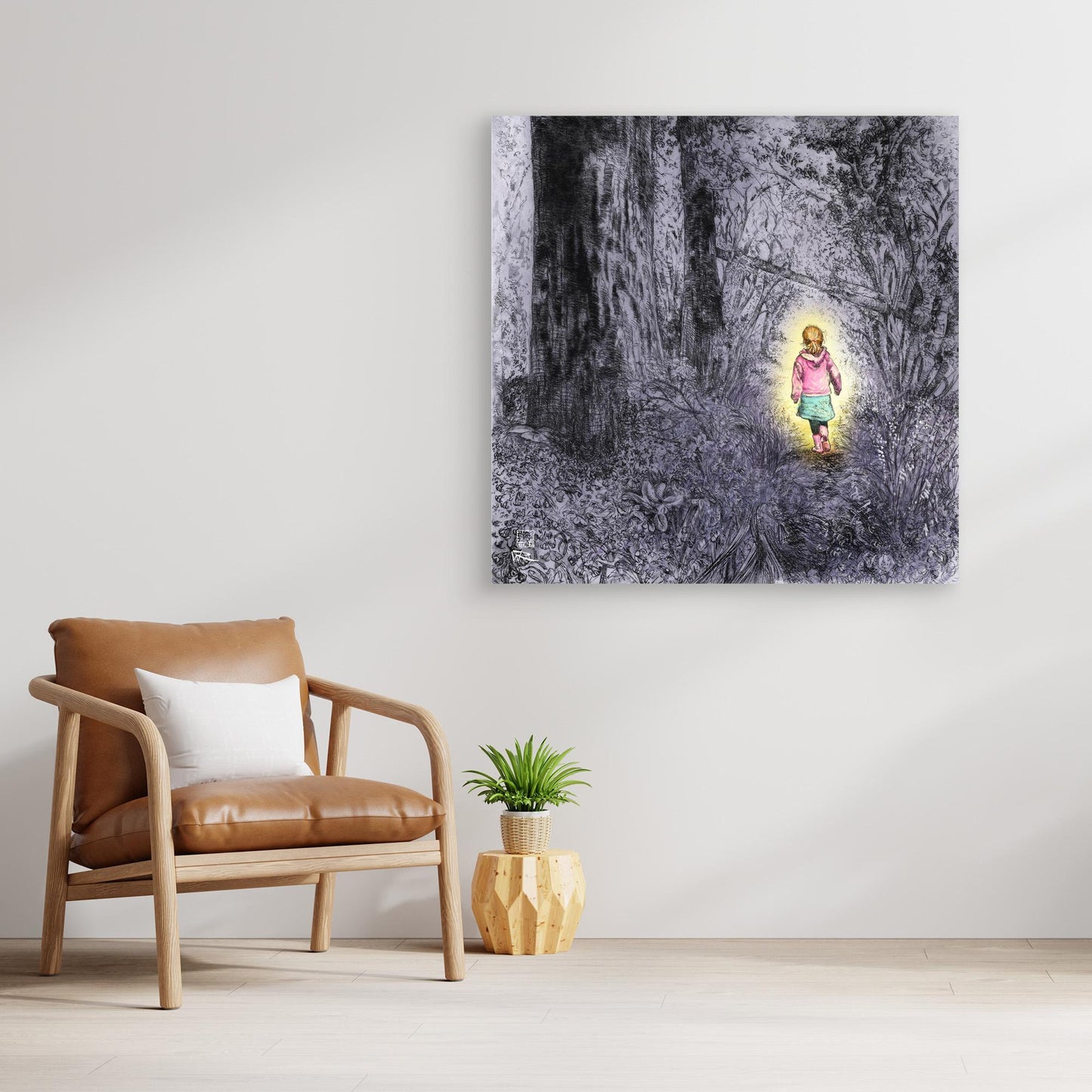 Bluebell Wood edition 4 - Canvas print