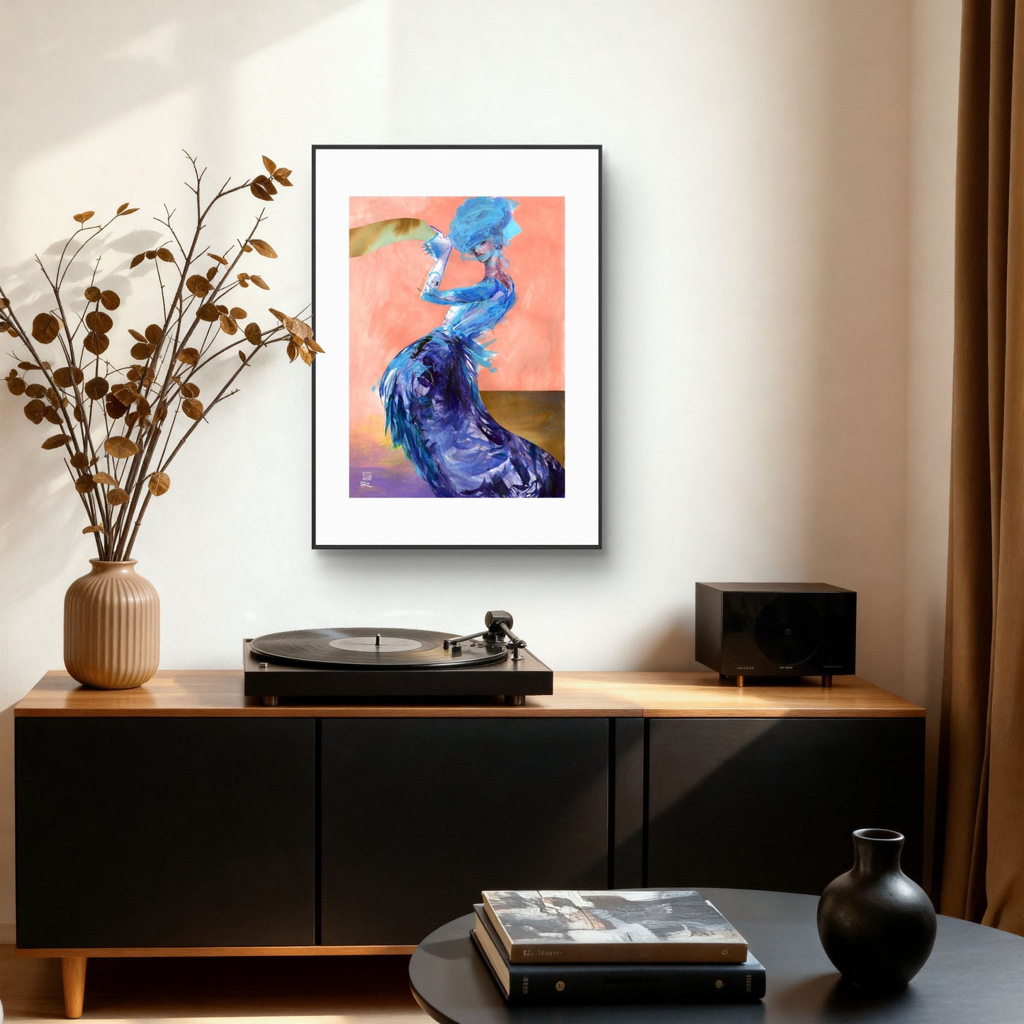 Fashionable curves - Print on fine art paper
