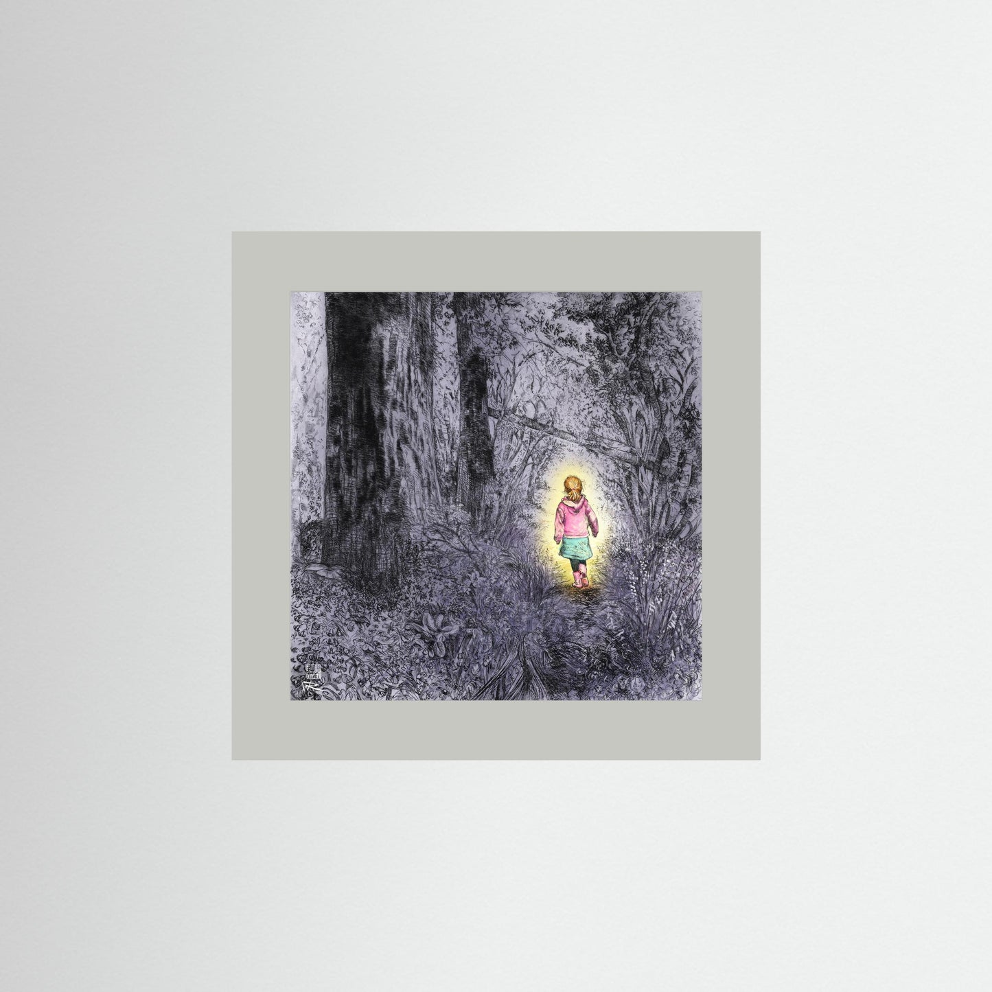 Bluebell wood edition 4 - paper print