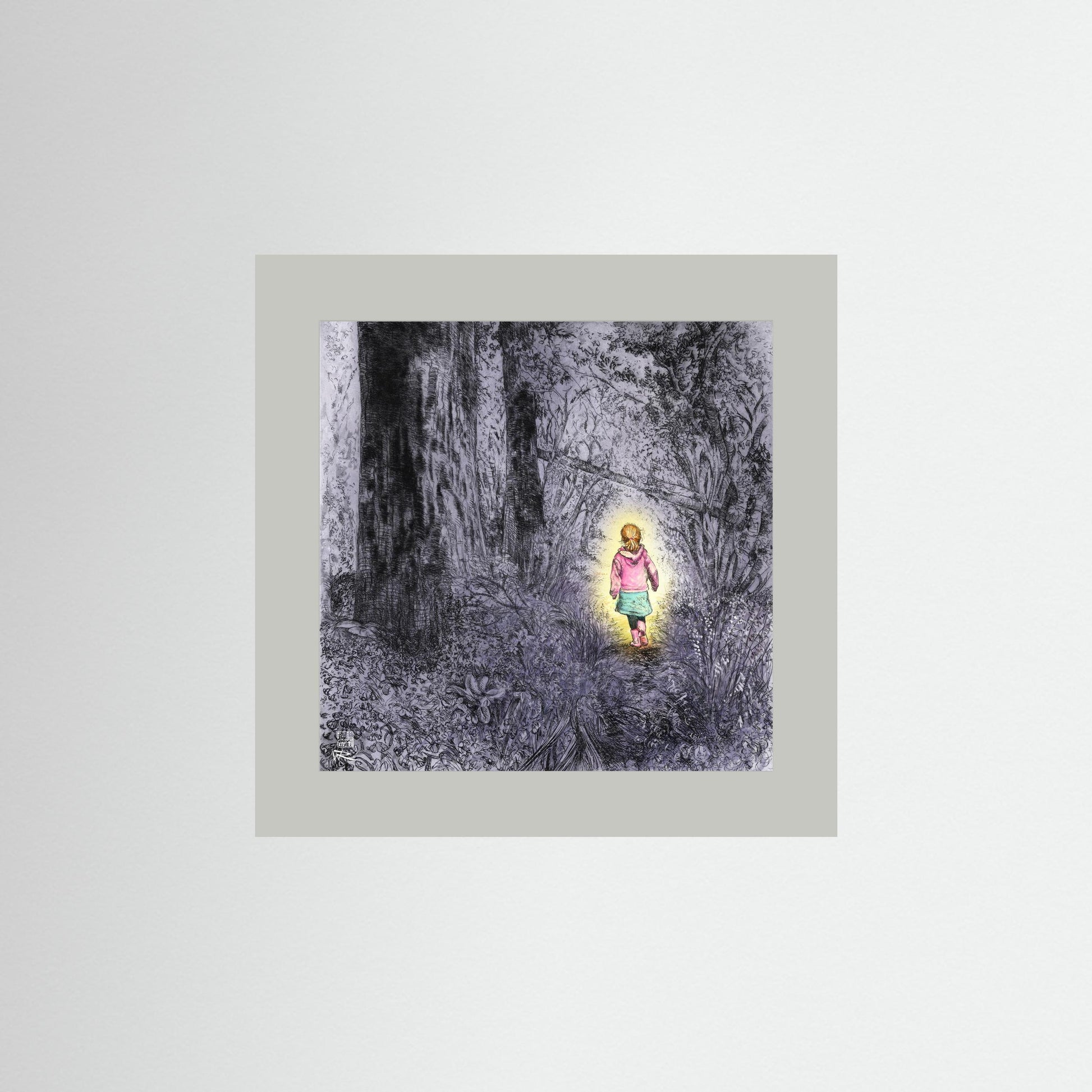 Bluebell wood edition 4 - paper print