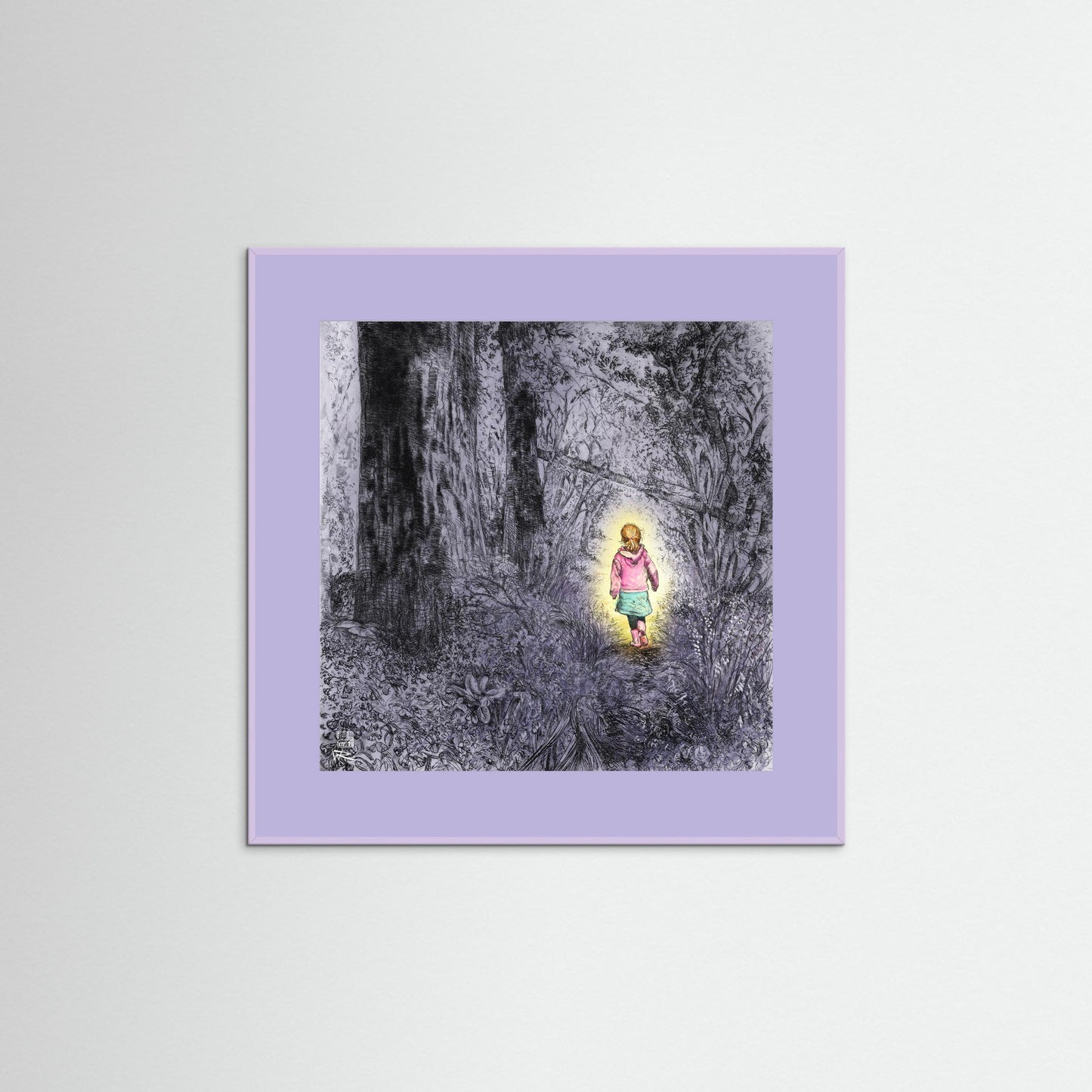 Bluebell wood edition 4 - paper print
