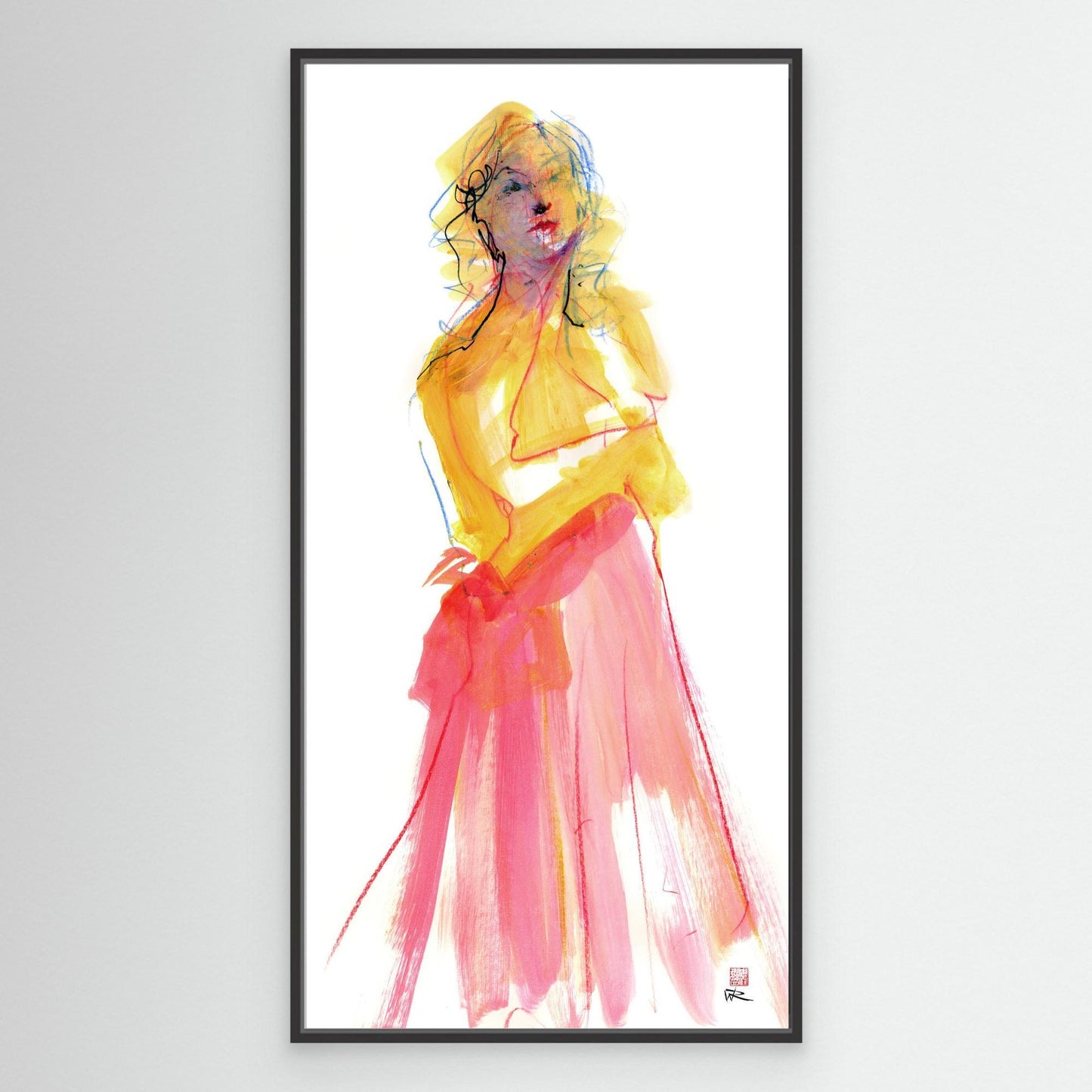 Red riding hood 1 - canvas print