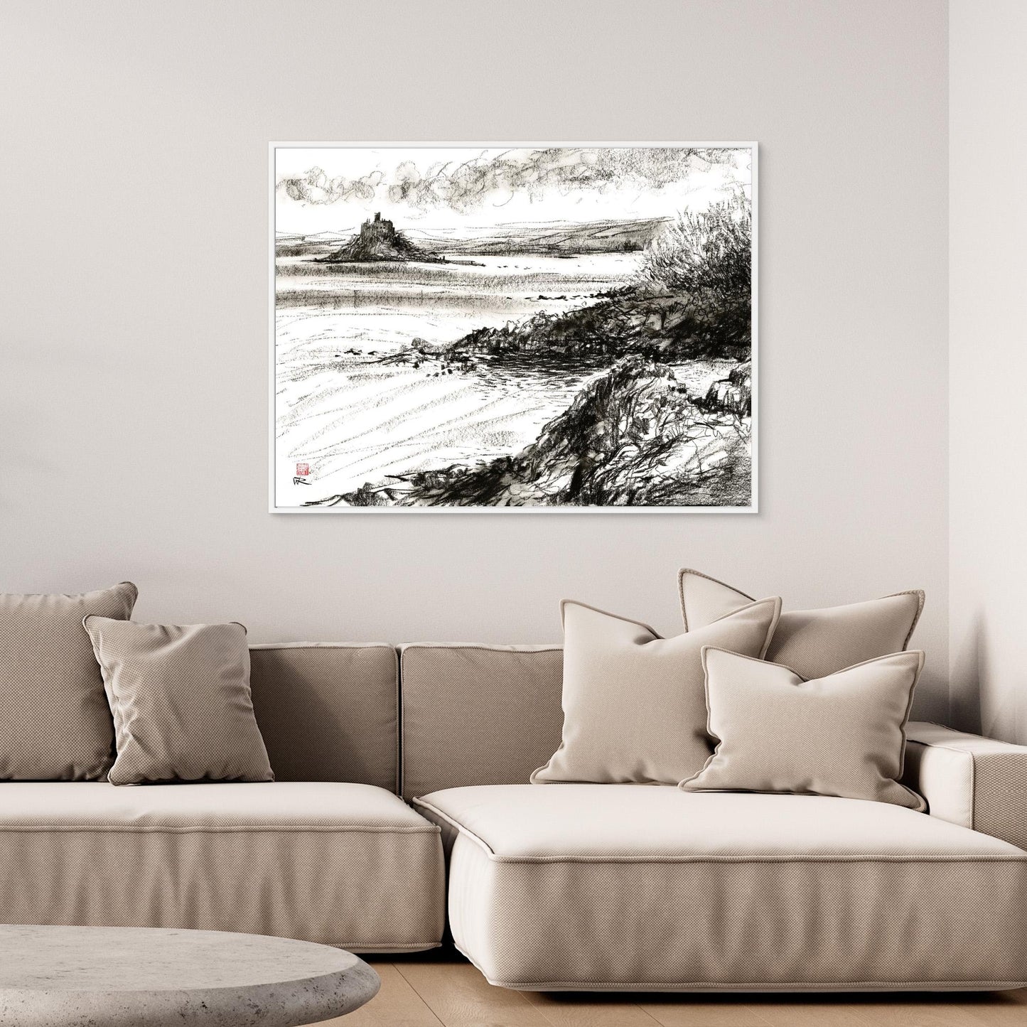 Looking over to St Micheal's mount