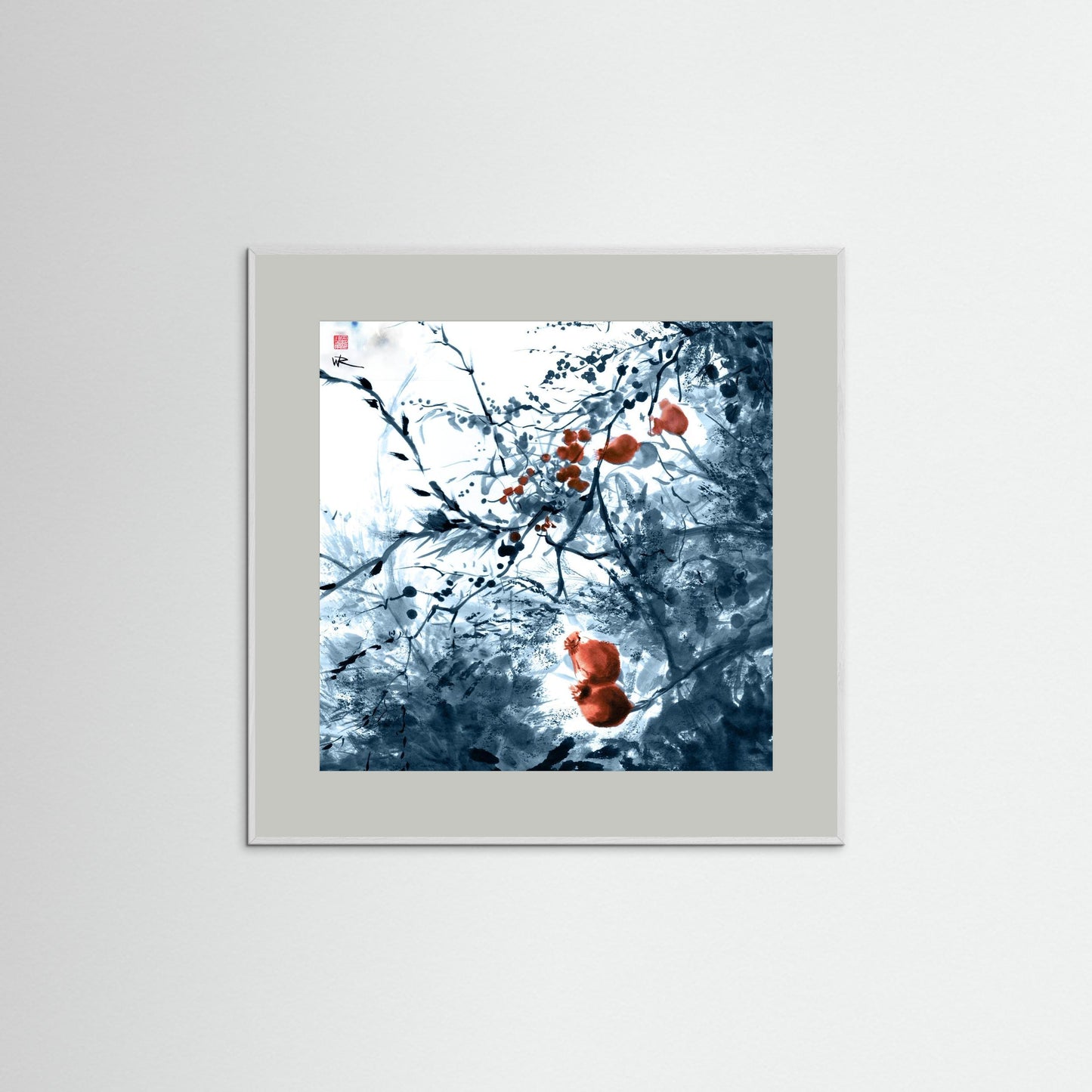 September rosehips - Paper print