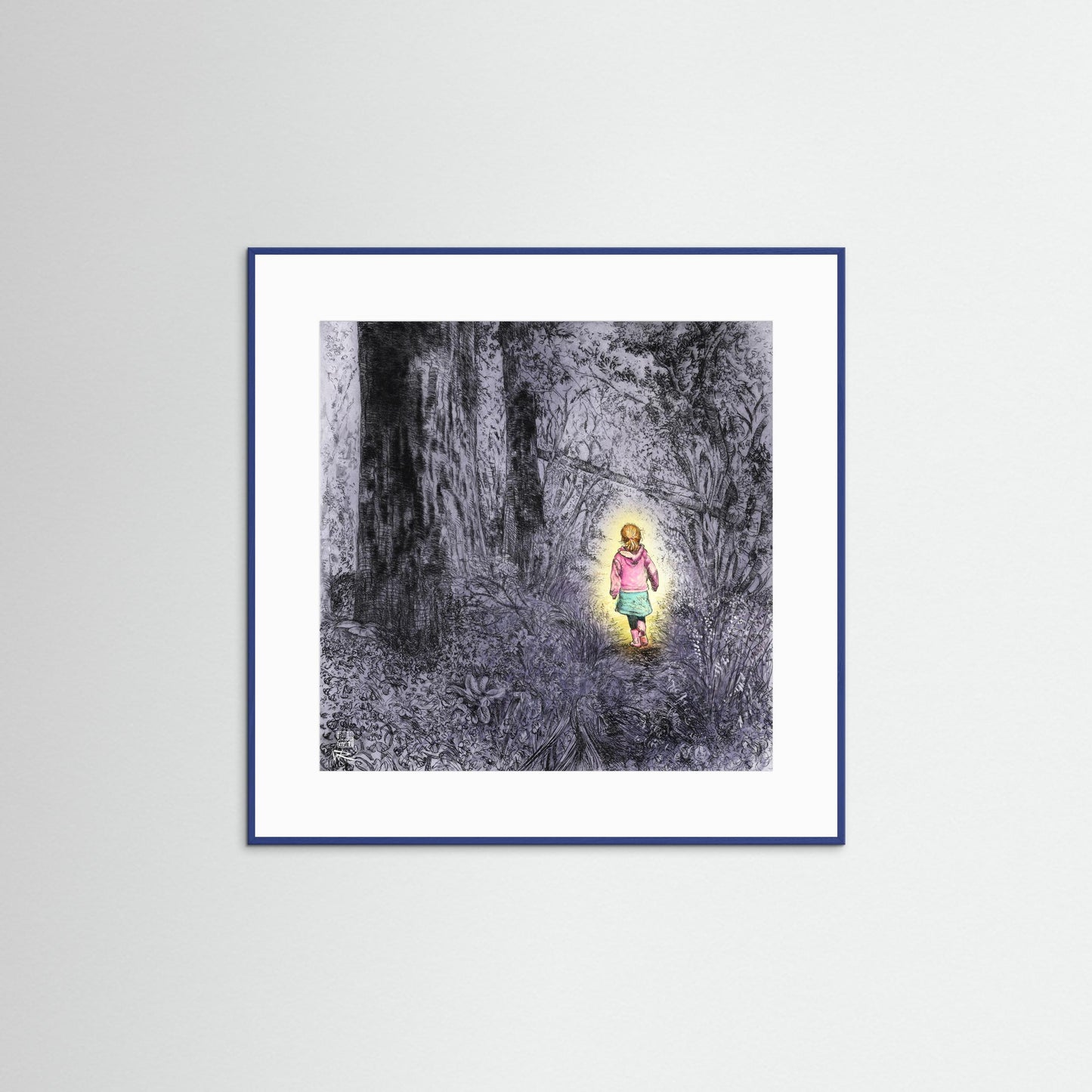 Bluebell wood edition 4 - paper print