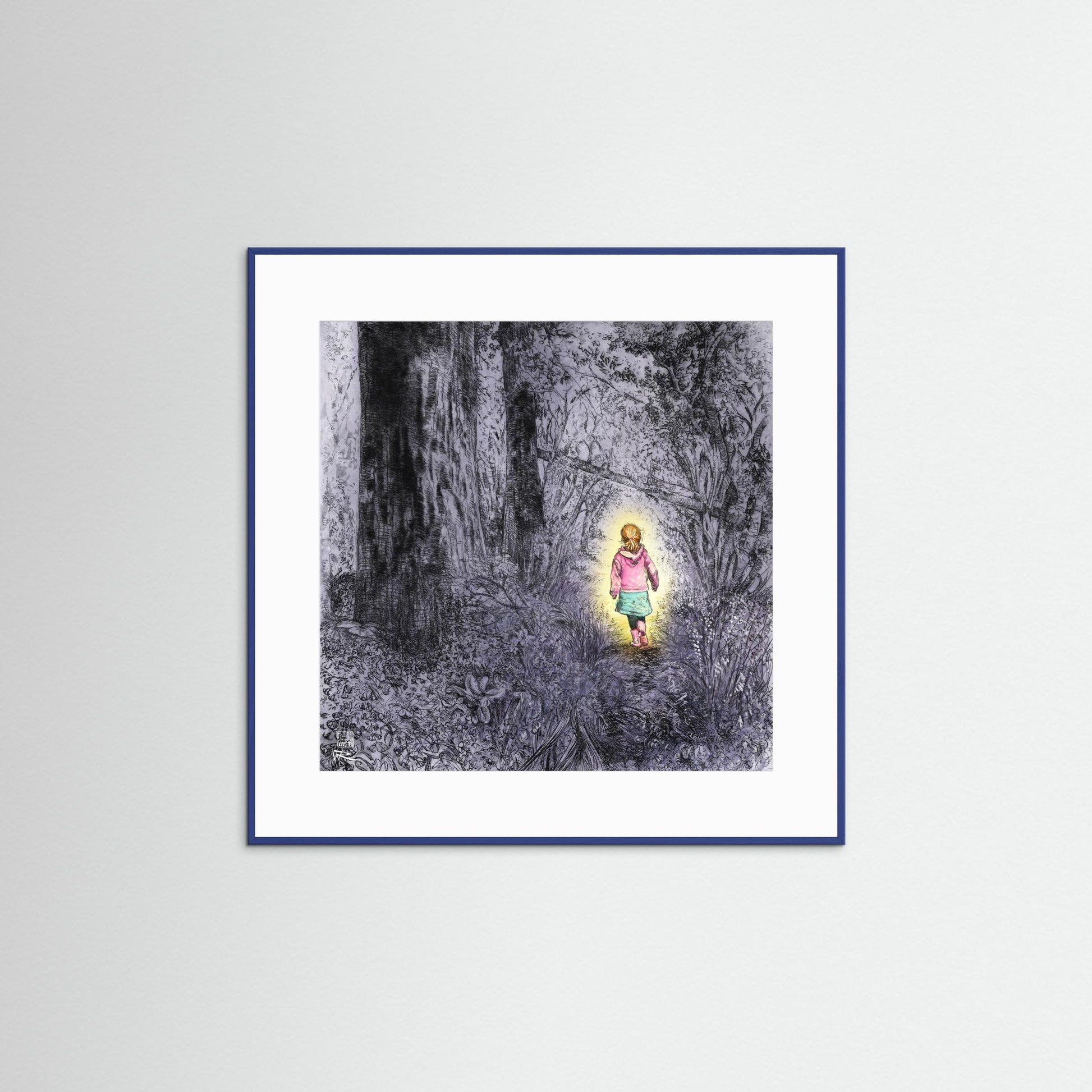 Bluebell wood edition 4 - paper print