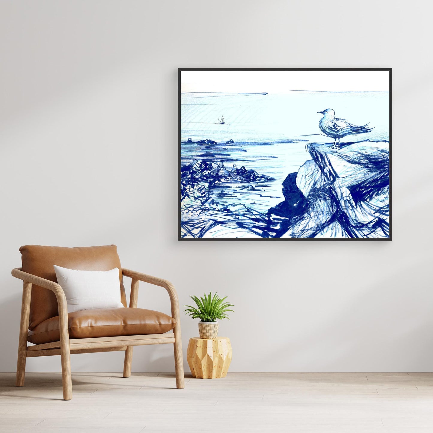 Seagull on sentry duty