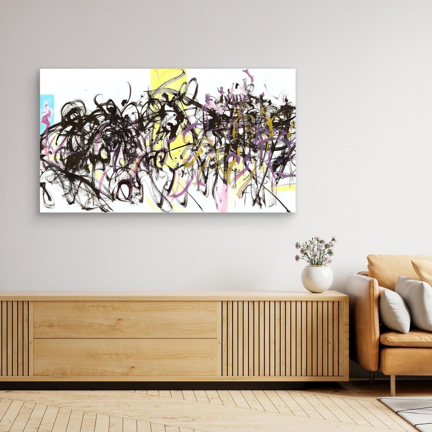 Abstract dance movement 4 - Canvas art print