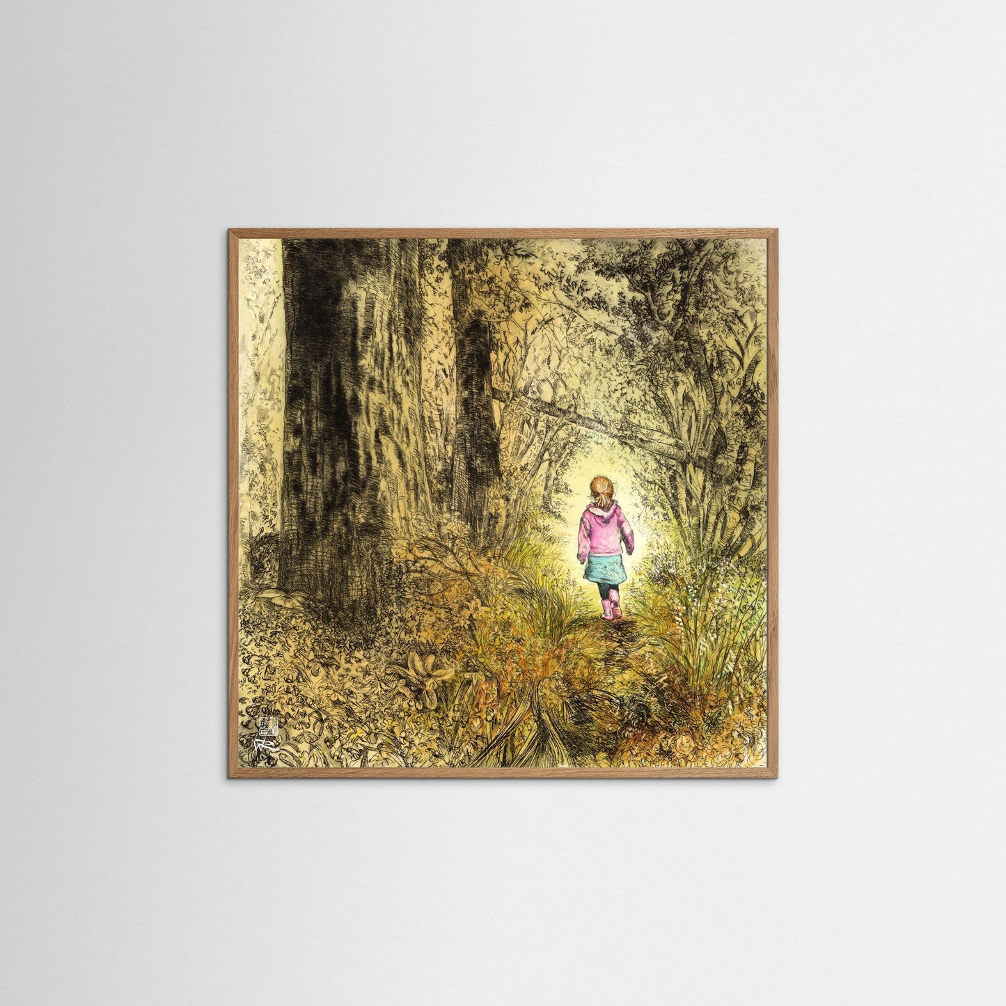 Bluebell wood Edition 5: Wearing pink in autumn