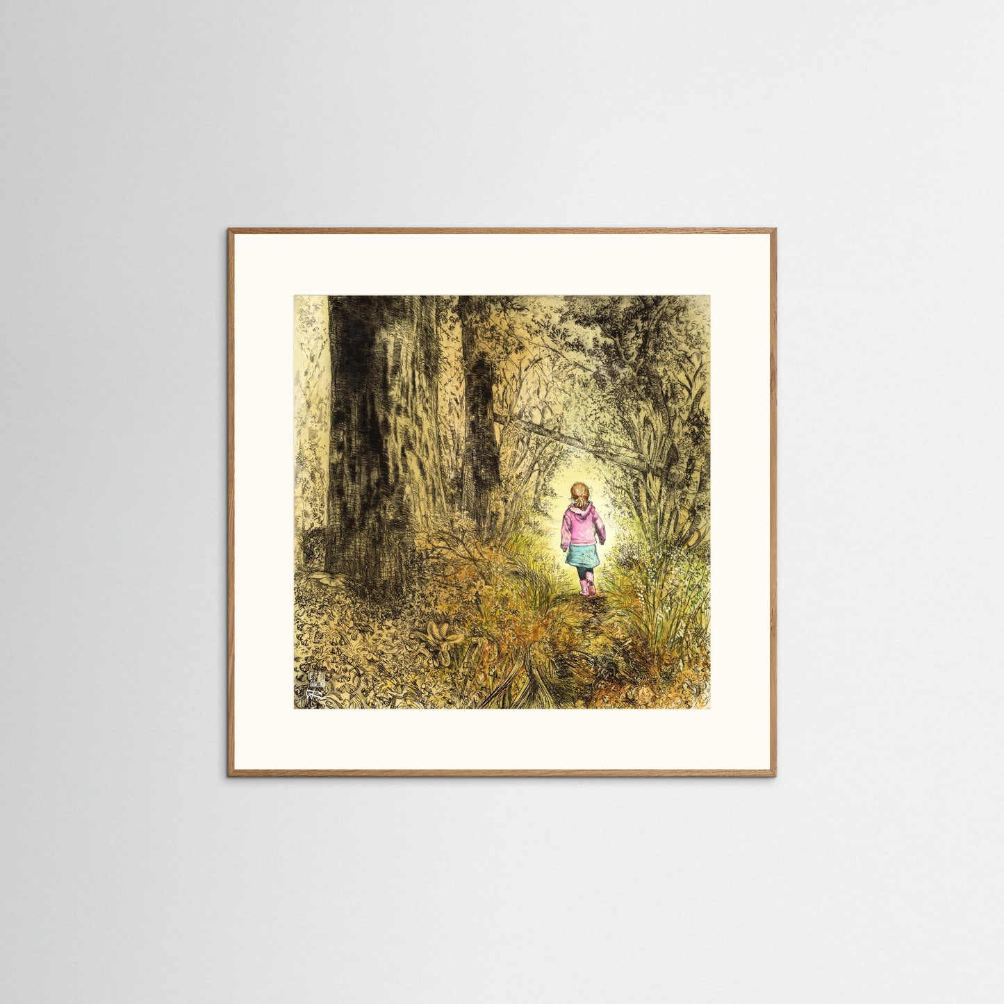 Bluebell wood Edition 5: Wearing pink in autumn